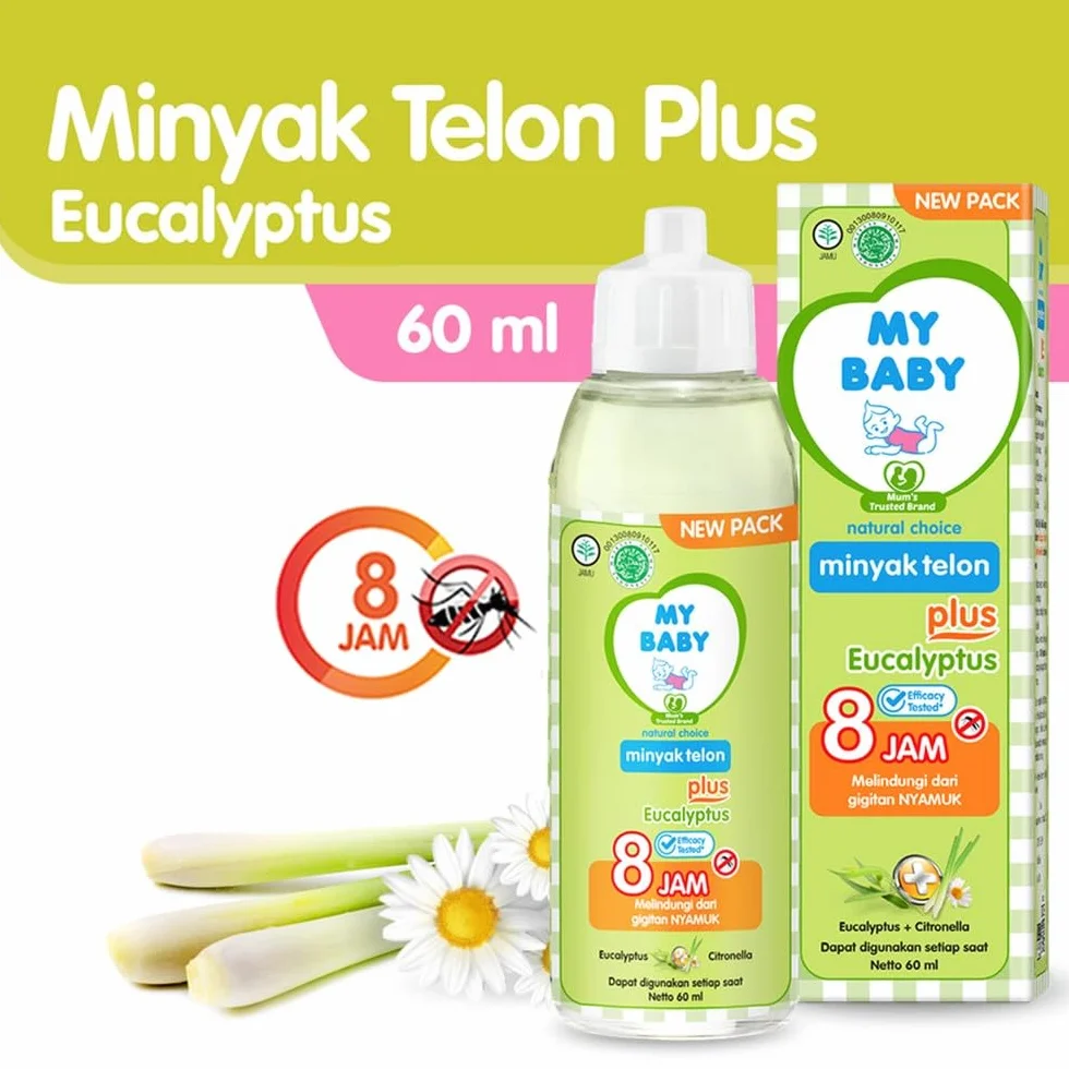 Minyak Telon Plus Eucalyptus 60 ml Lot de 2