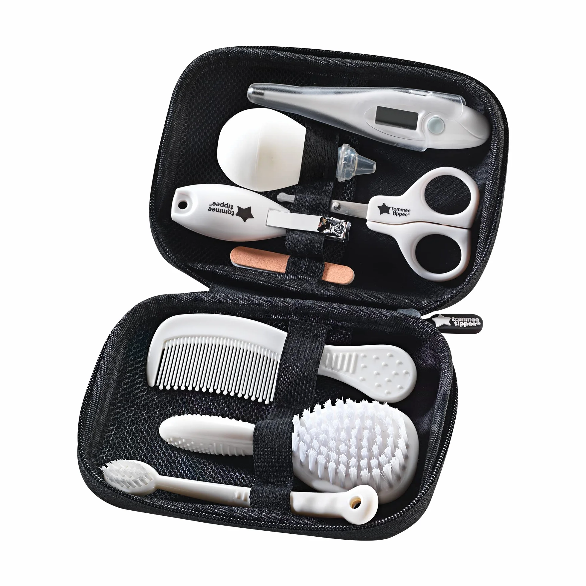 Tommee Tippee Kit de Soin Bébé, Trousse Complète et Transportable, Thermomètre et Ciseaux