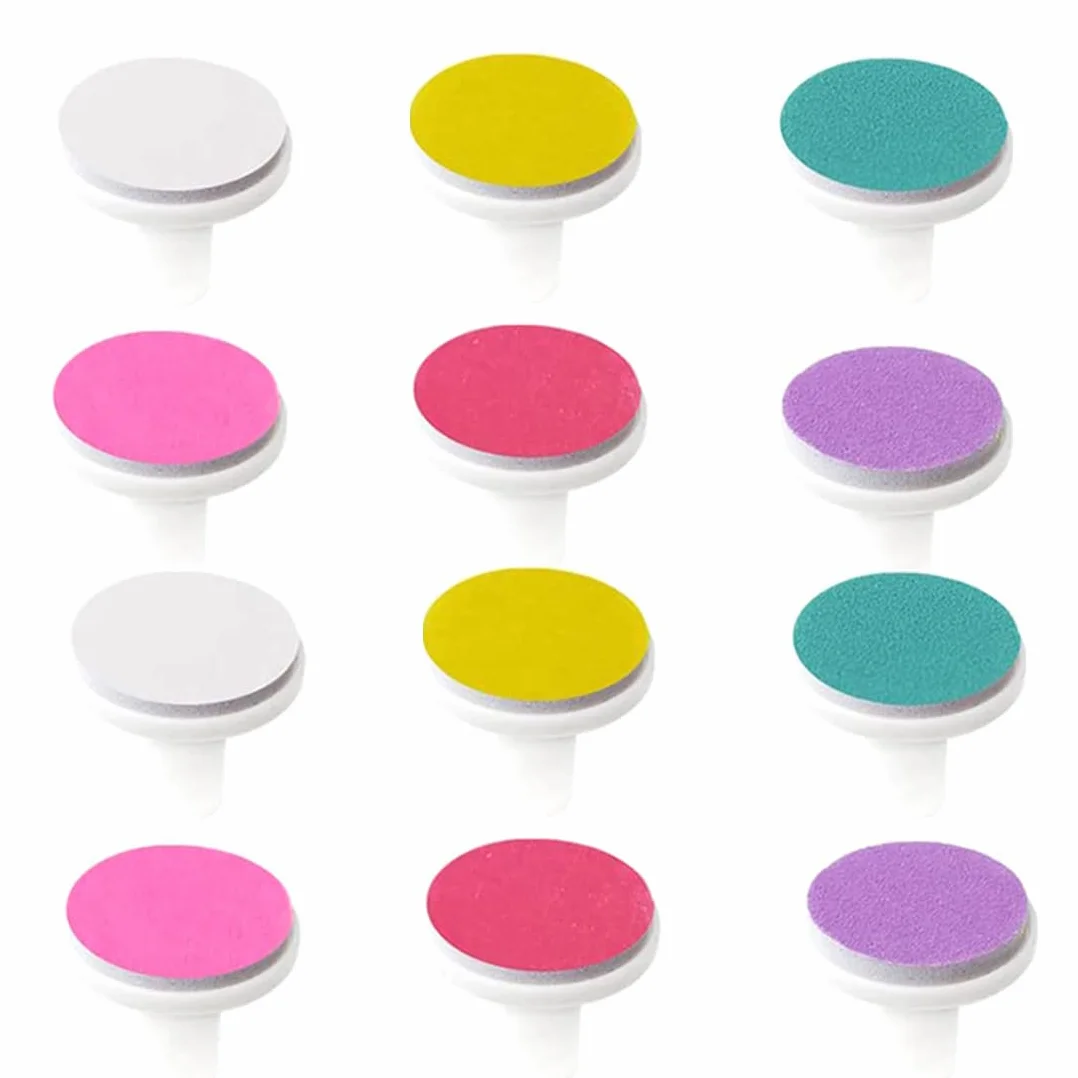 Lime à Ongles Électrique Bébé 12 Pièces Tampons Rechange Coupe-Ongles Kit Têtes Meulage Enfant Adulte