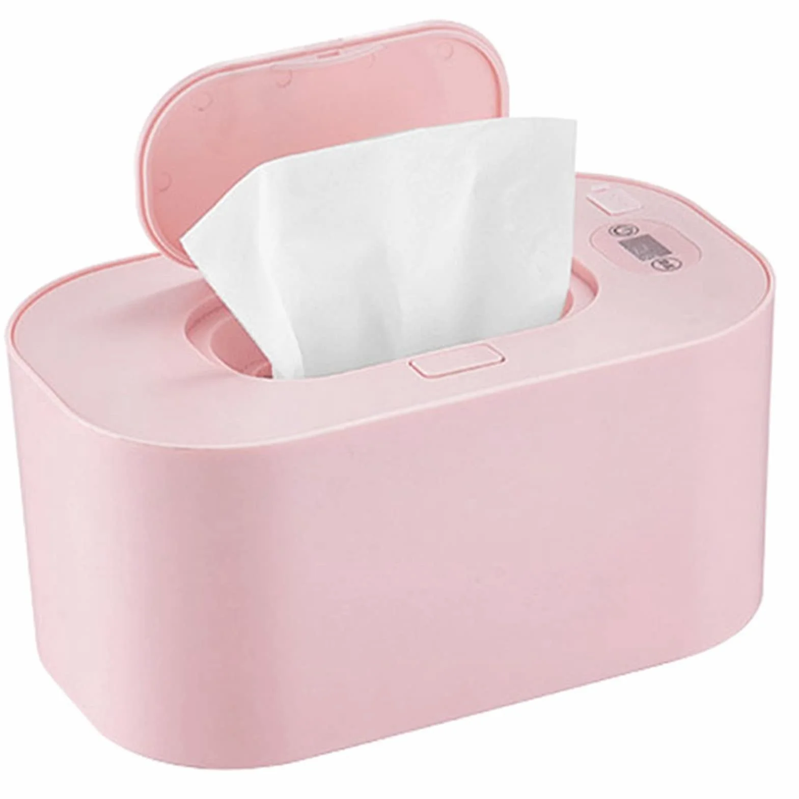 Réchauffeur de Lingettes pour bébé Portable PP Intelligent Température Réglable sans Fil Chargement Voiture