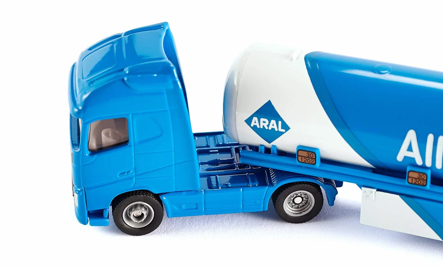 SIKU 1626 Camion-citerne Métal Plastique Bleu Blanc Logo ARAL Jouet Pneus Caoutchouc