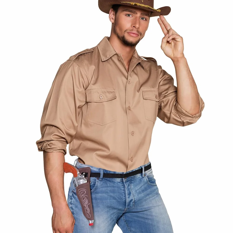 Kit cowboy pistolet ceinture licol accessoires carnaval fête thème costume