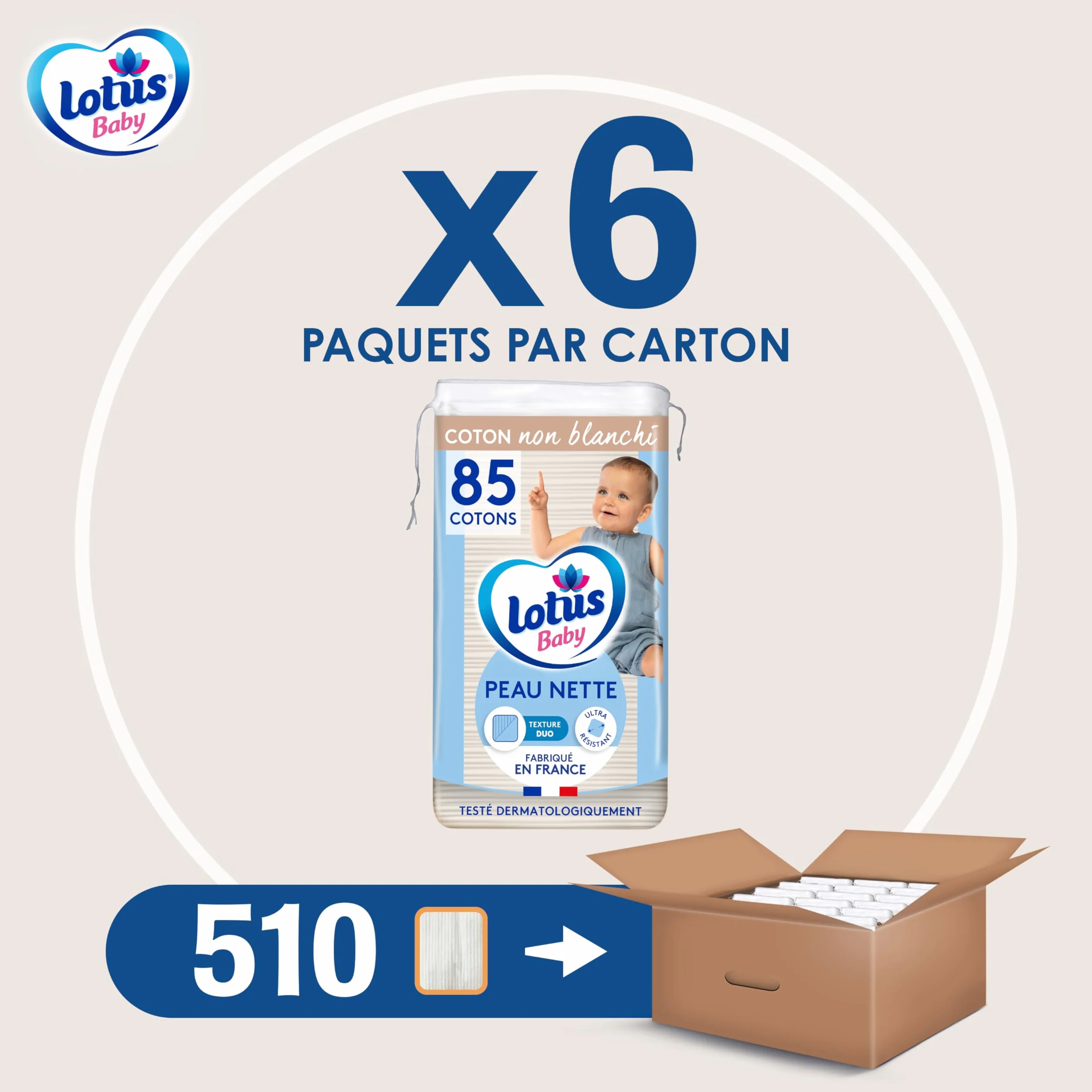 Lotus Baby Peau Nette Cotons bébé 510 Cotons