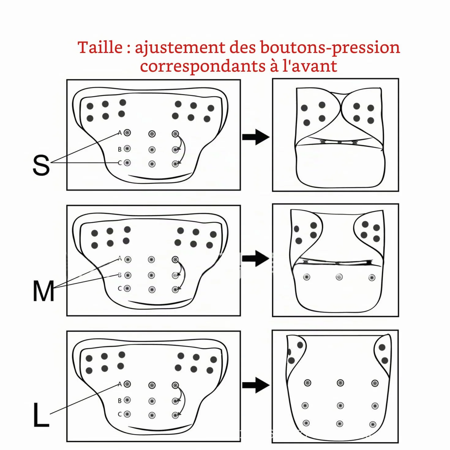Teamoy Couches de Bain Lavables pour Bébé Jusqu’à 3 ans, Maillot de Bain Ajustable pour Garçons et Filles, Avion + Sourire