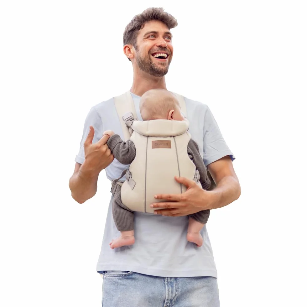 Jané Dual Porte-Bébé Ergonomique 3 Positions 3,5–15 kg Beige