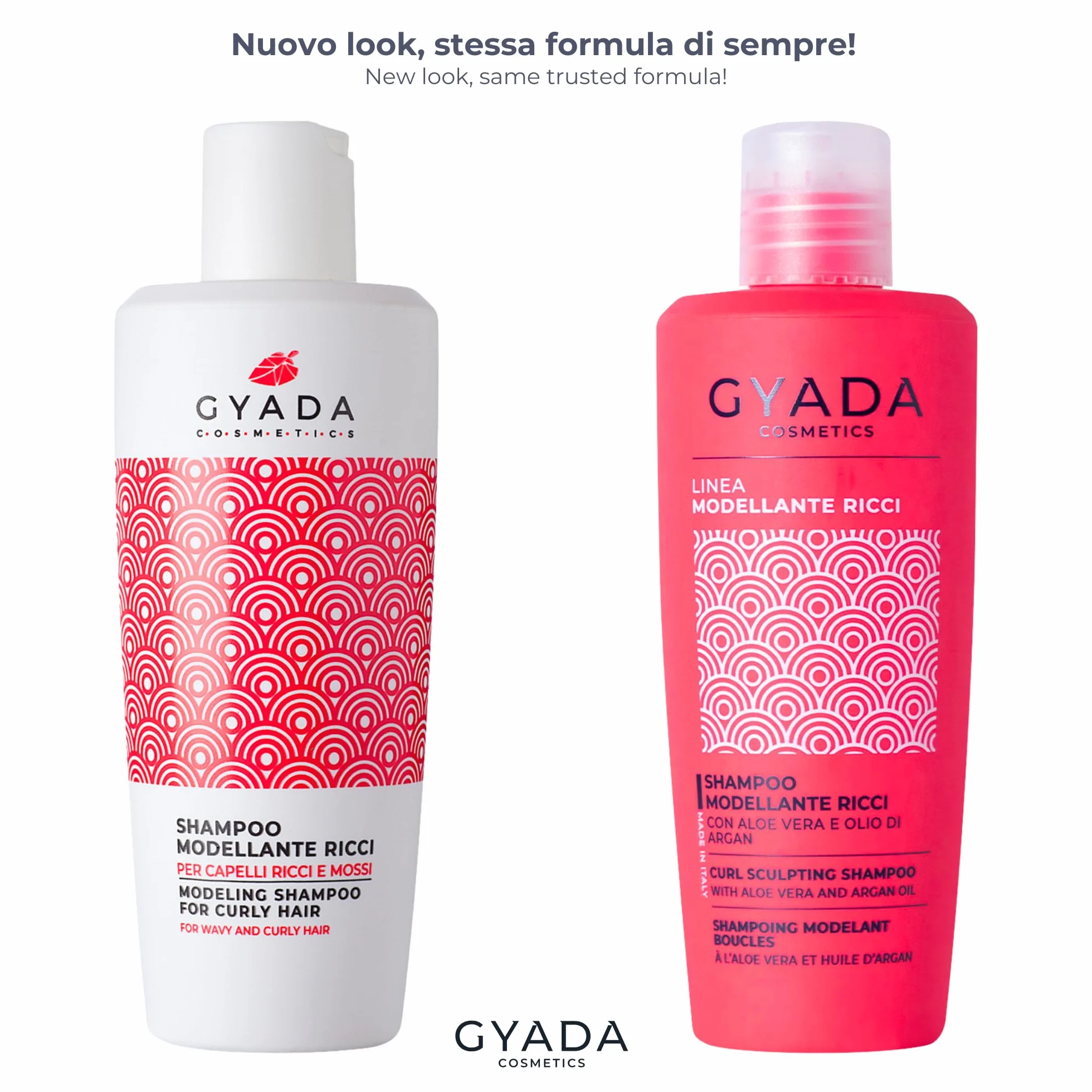GYADA COSMETICS Shampooing Modelant Bouclé 250 ml Cheveux Bouclés Ondulés Anti-frisottis