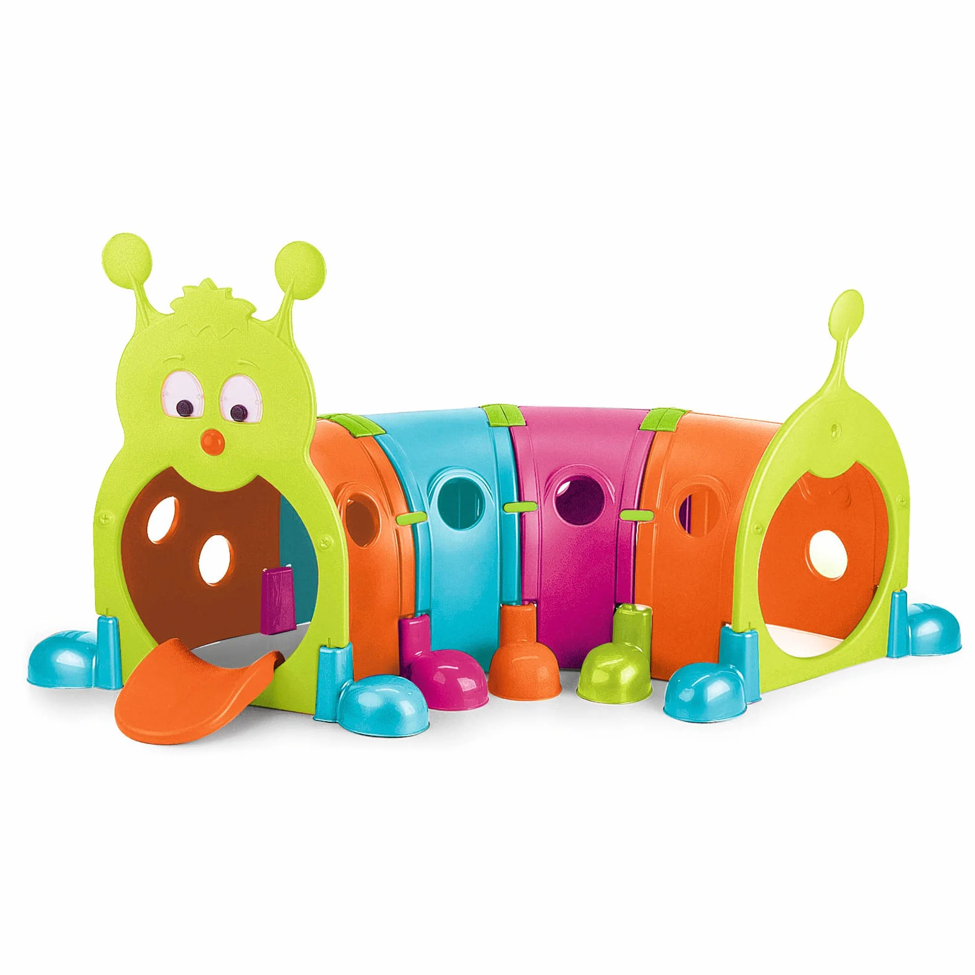 FEBER Febergus Tunnel de Jeu Sportif pour Enfants 4 Modules Extensibles +3 Ans