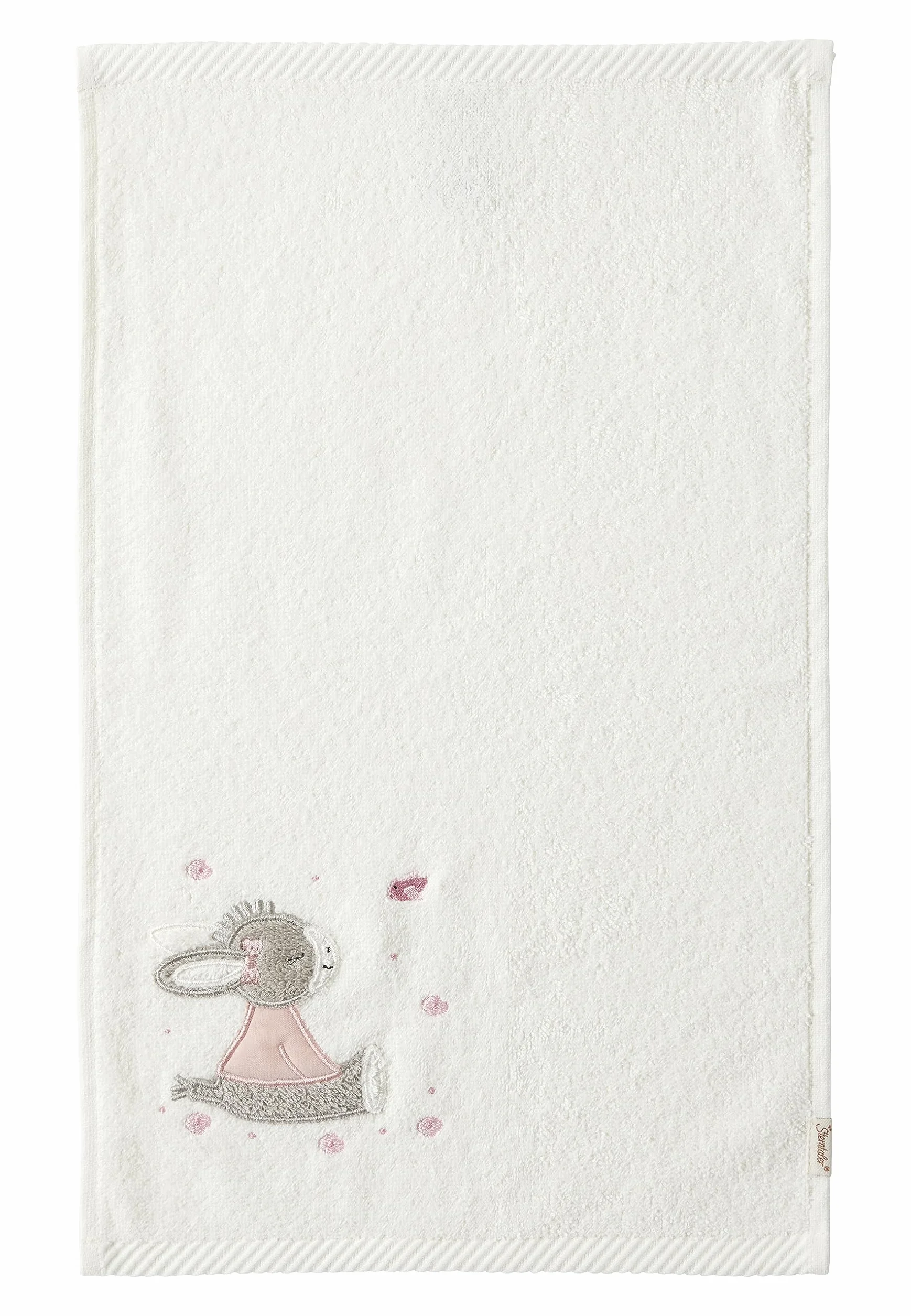 Serviettes pour Enfant Motif Floral Rose uni Lot de 2