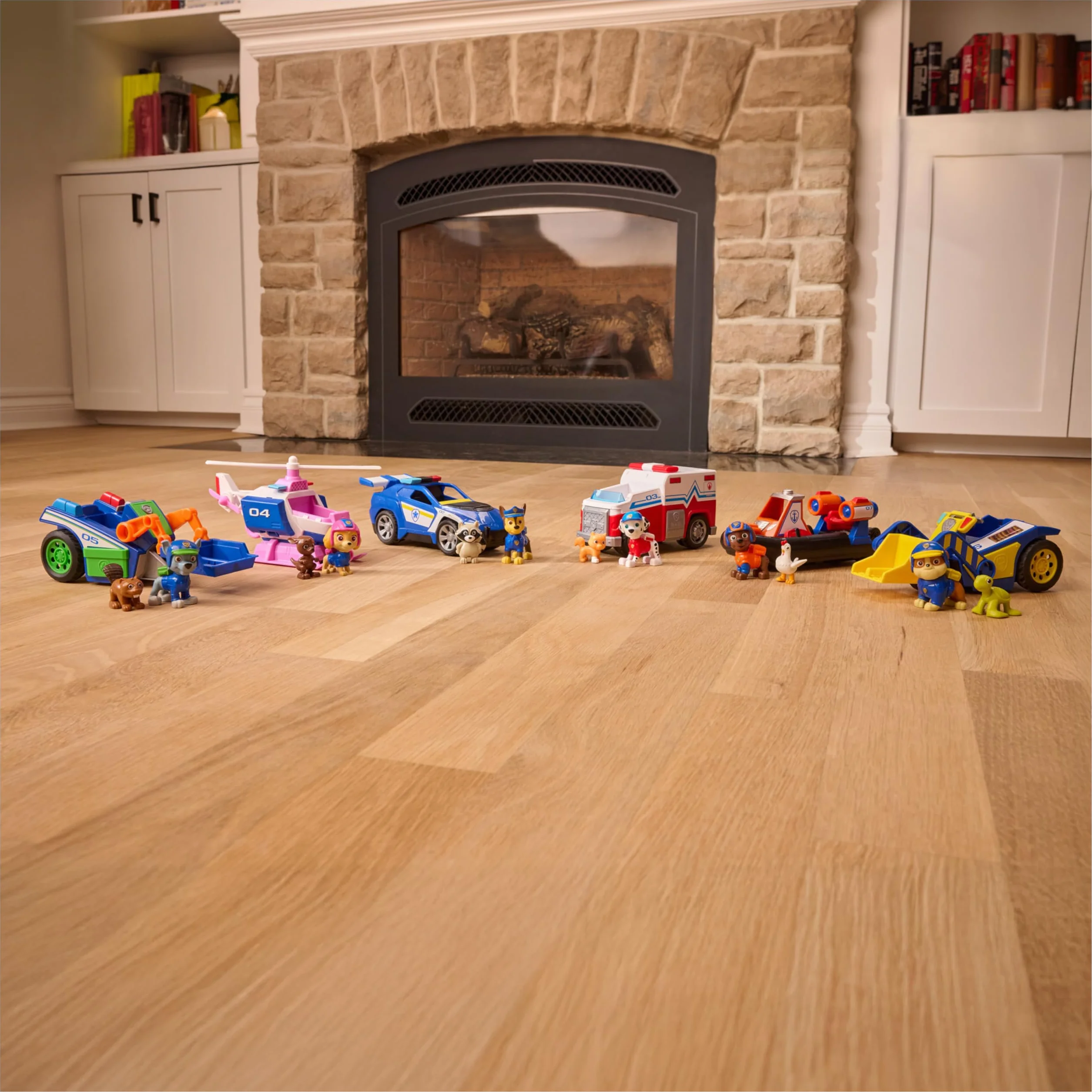 Paw Patrol Pat Patrouille Chase Search & Rescue Mission Détectives Voiture Figurine À Collectionner Jouet Enfant 3 Ans