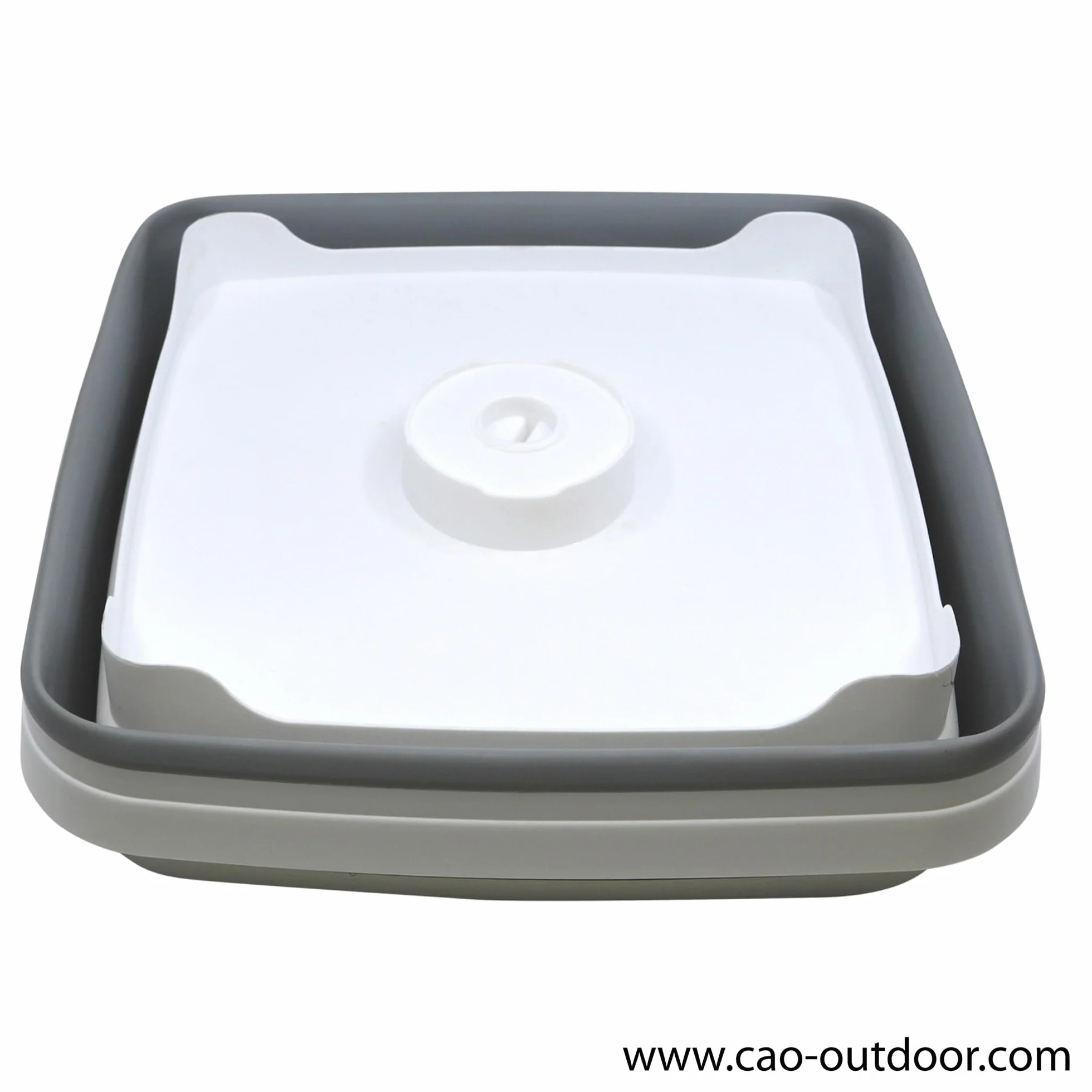 C.A.O. Bassine rétractable 9 litres Polypropylène/TPR 32,5x38,5x18 cm (dépliée) 7 cm (pliée)