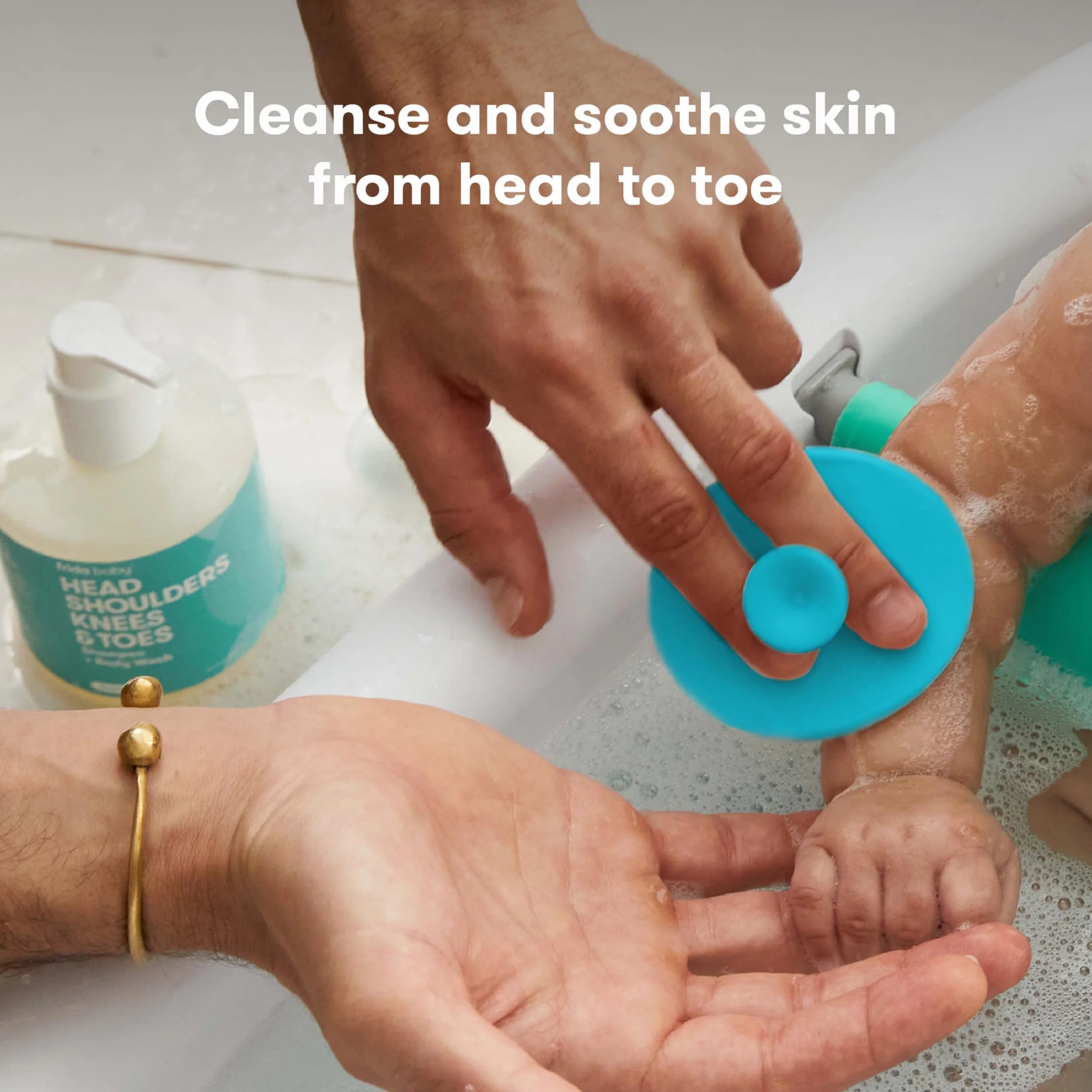 Frida Baby DermaFrida The SkinSoother Brosse de bain pour bébé