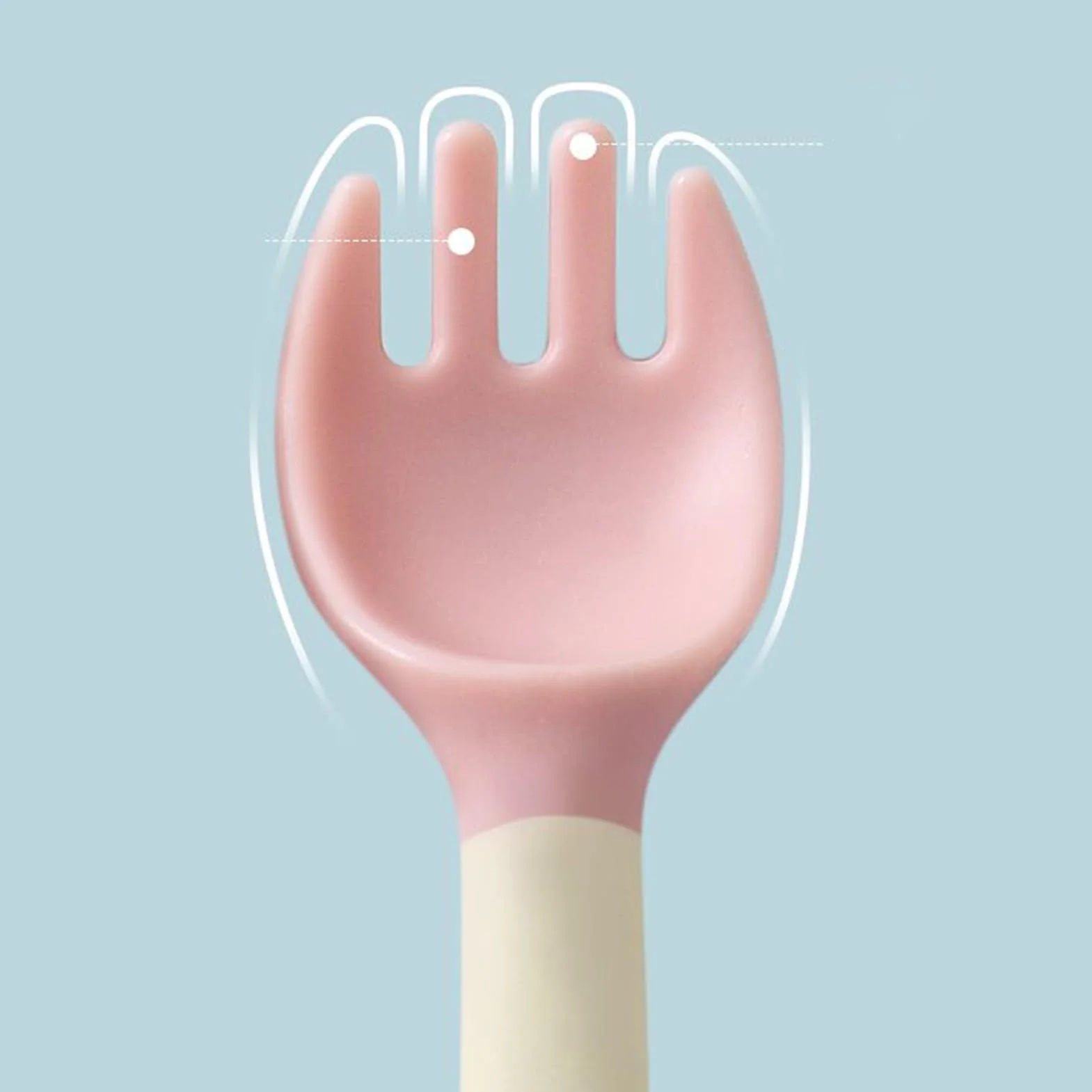 Set De Fourchette Et Cuillère Pour Bébé - Couverts Premiers Ustensiles Sevrage Alimentaire