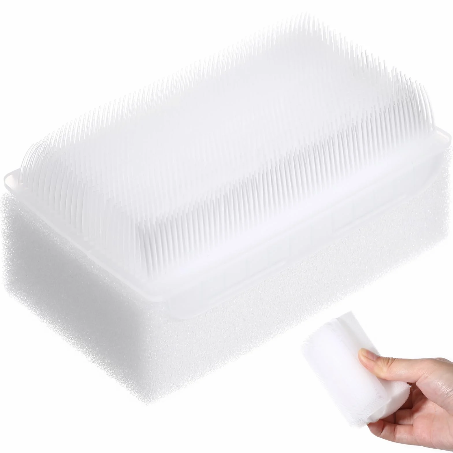 Brosse Sensorielle Trouble du Traitement Sensoriel Autisme Brosse Éponge Brosses Chirurgicales pour les Mains Blanc