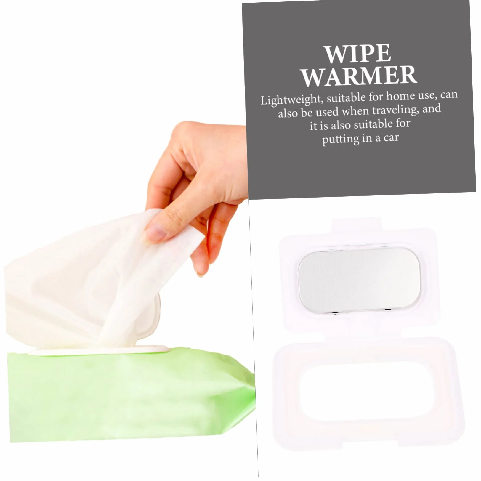 Ipetboom Chauffe-lingettes USB Portable pour Lingettes Humides Bébé