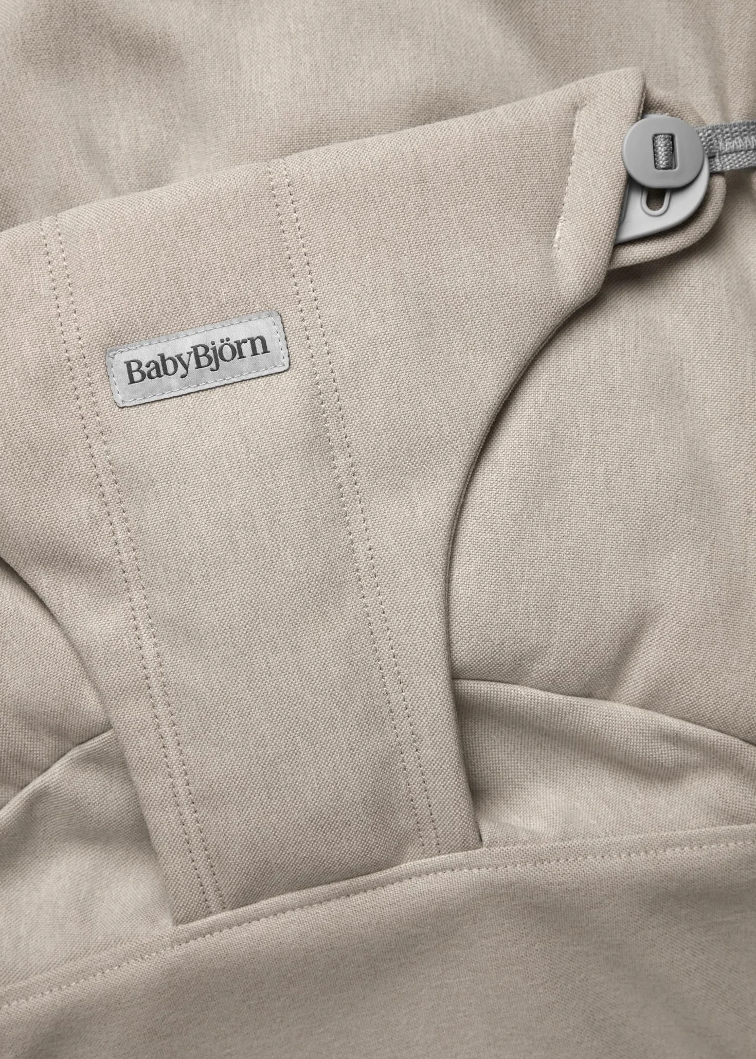 BabyBjörn Transat Bliss, Tissé chiné, Beige clair
