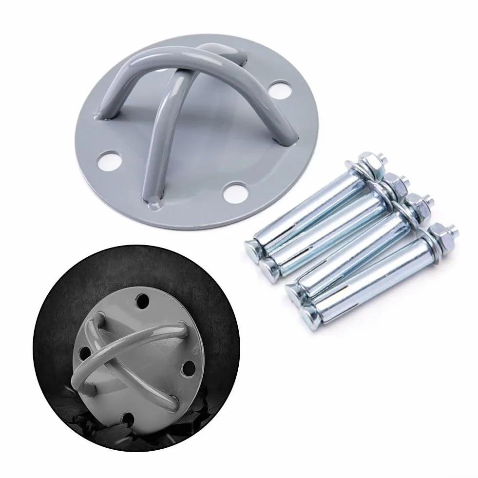 FUBESK Support de suspension mural salle de sport fitness 4 trous 1000 kg