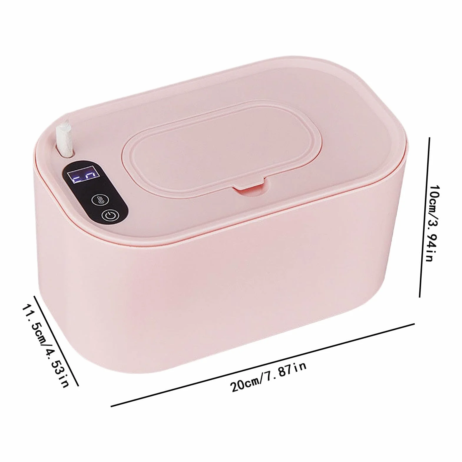 Chauffe-lingettes USB Portable Grande Capacité Température Constante Réglable pour Bébé Couches