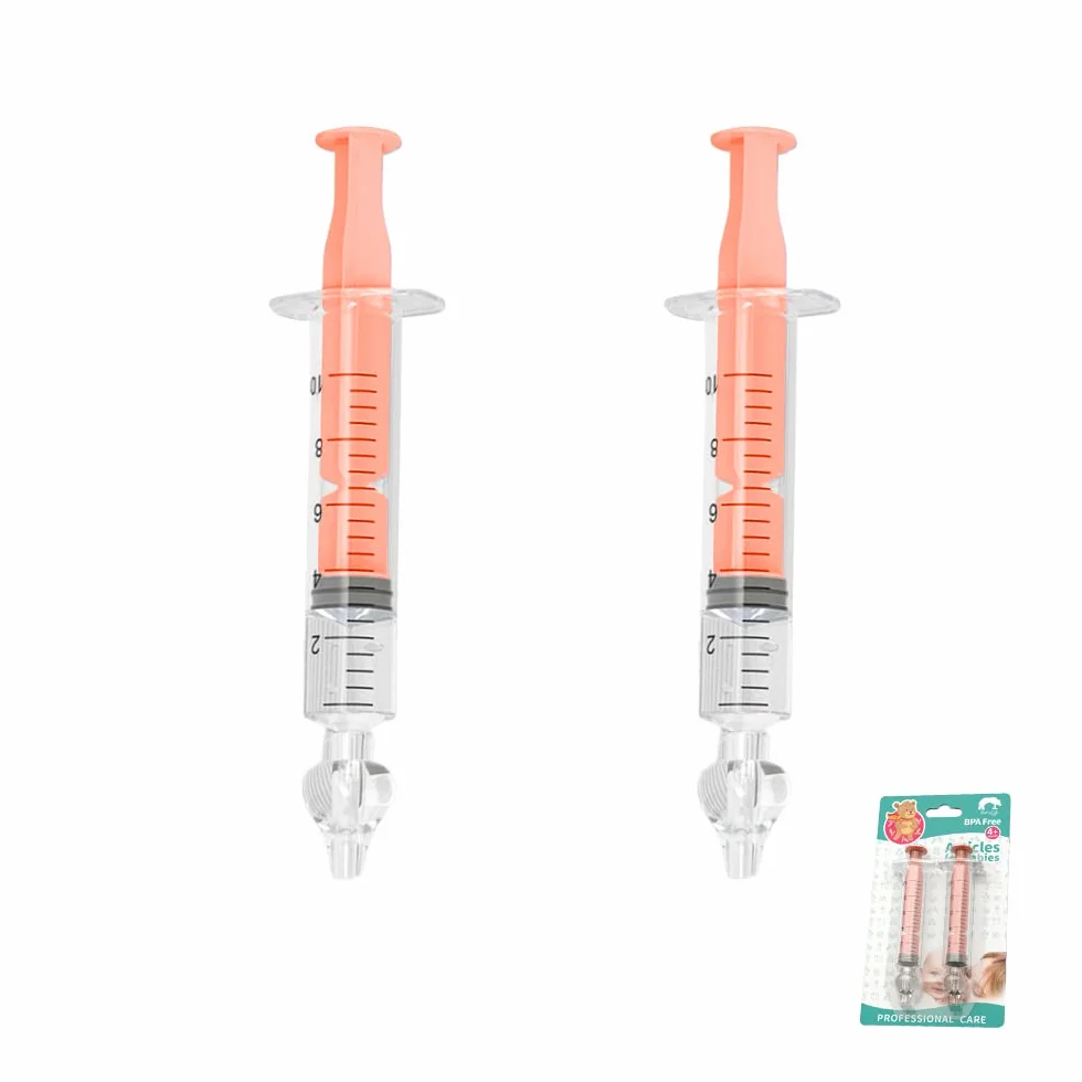 Mouche-bébé Portable Irrigateur Nasal 10ml avec Embout en Silicone Nettoyable Réutilisable