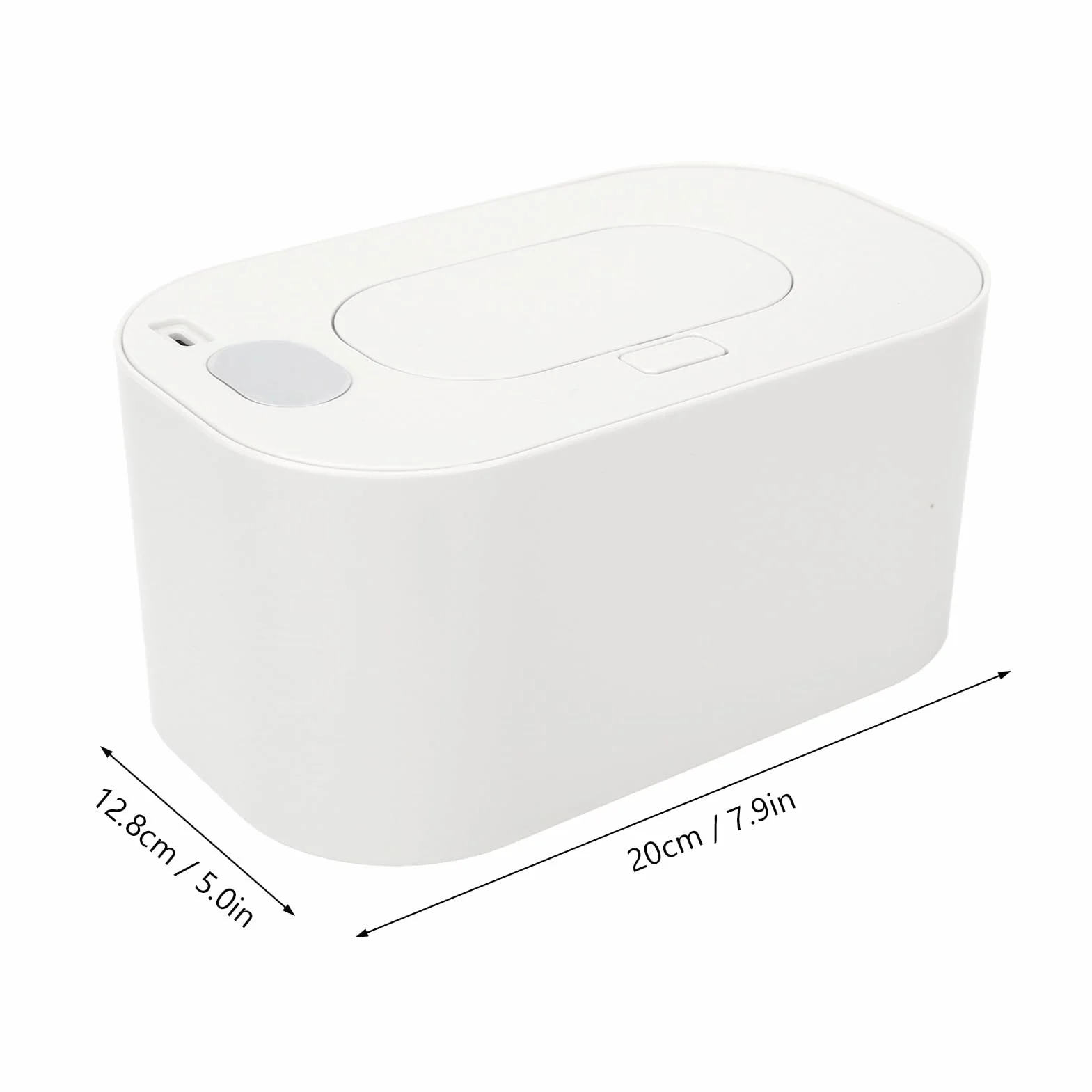 Chauffe-lingettes pour Bébé Yosoo Health Gear, Distributeur de Lingettes Humides à Température Constante, Blanc