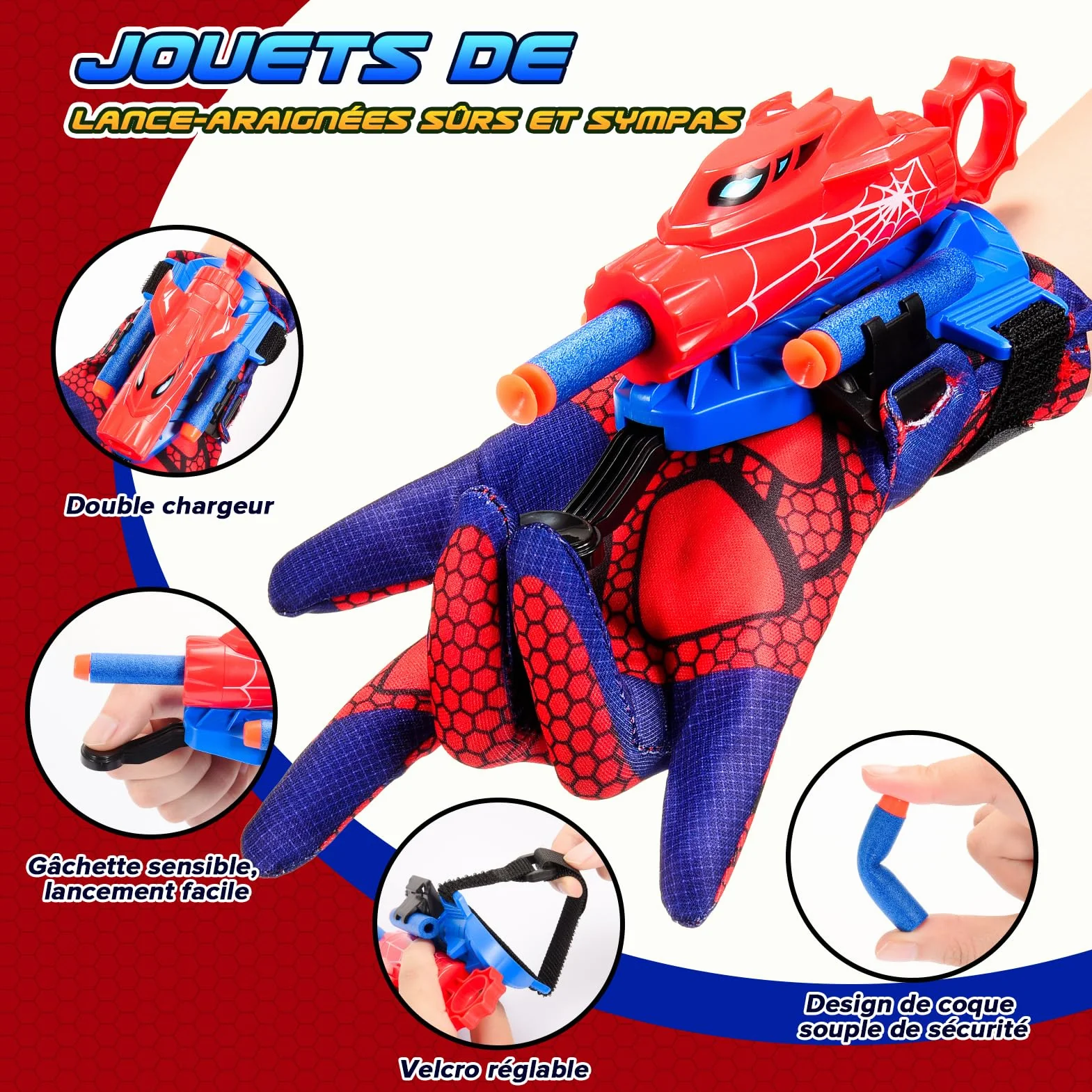 Braxel Lot de 2 Lance Toile Jouet Enfant 3-10 Ans Garcon Fille Cadeau Jeux Exterieur