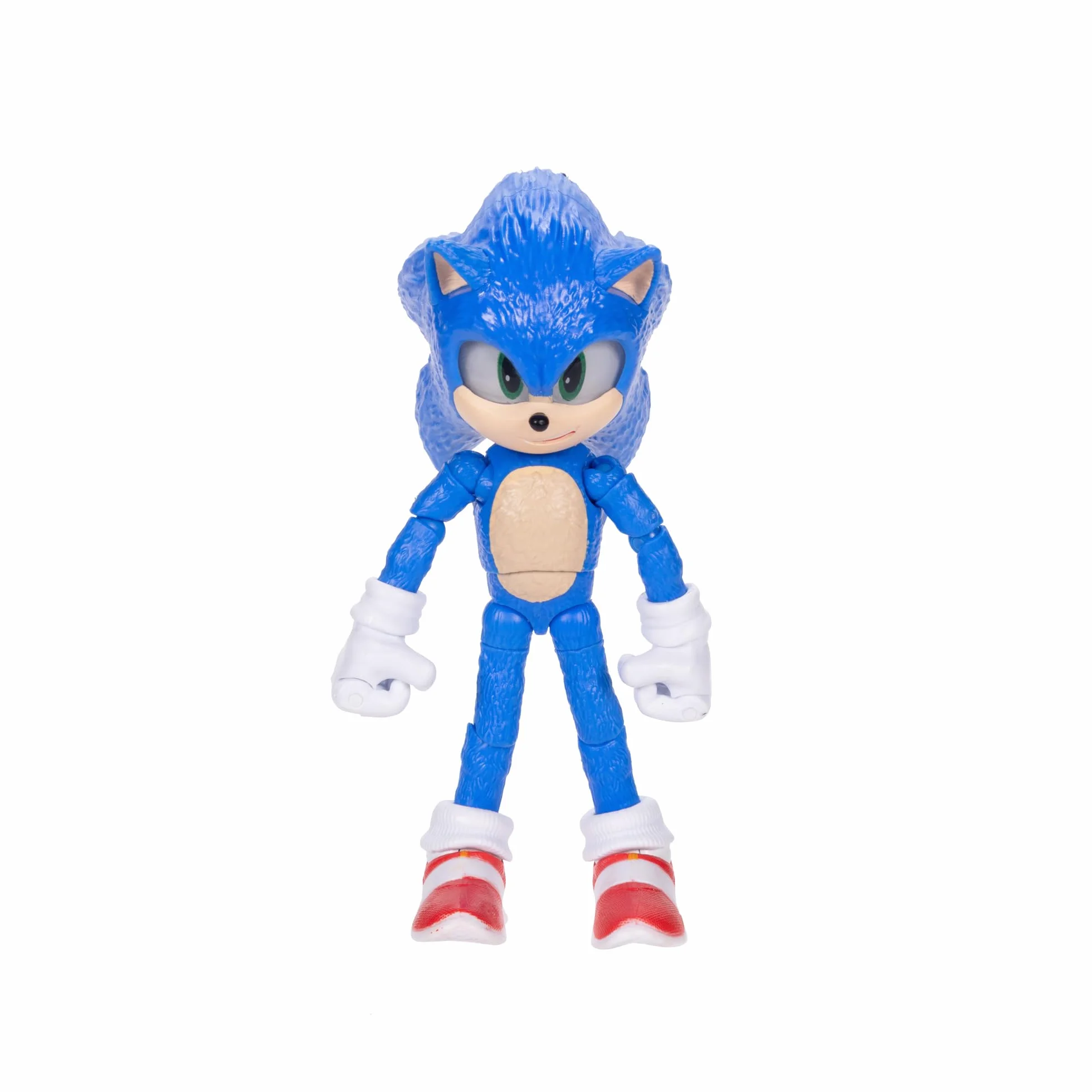Sonic 3 Le Film Figurine Articulée Sonic avec Émeraude 12,7 cm 20 Articulations Jouet Collection Jeux Vidéo