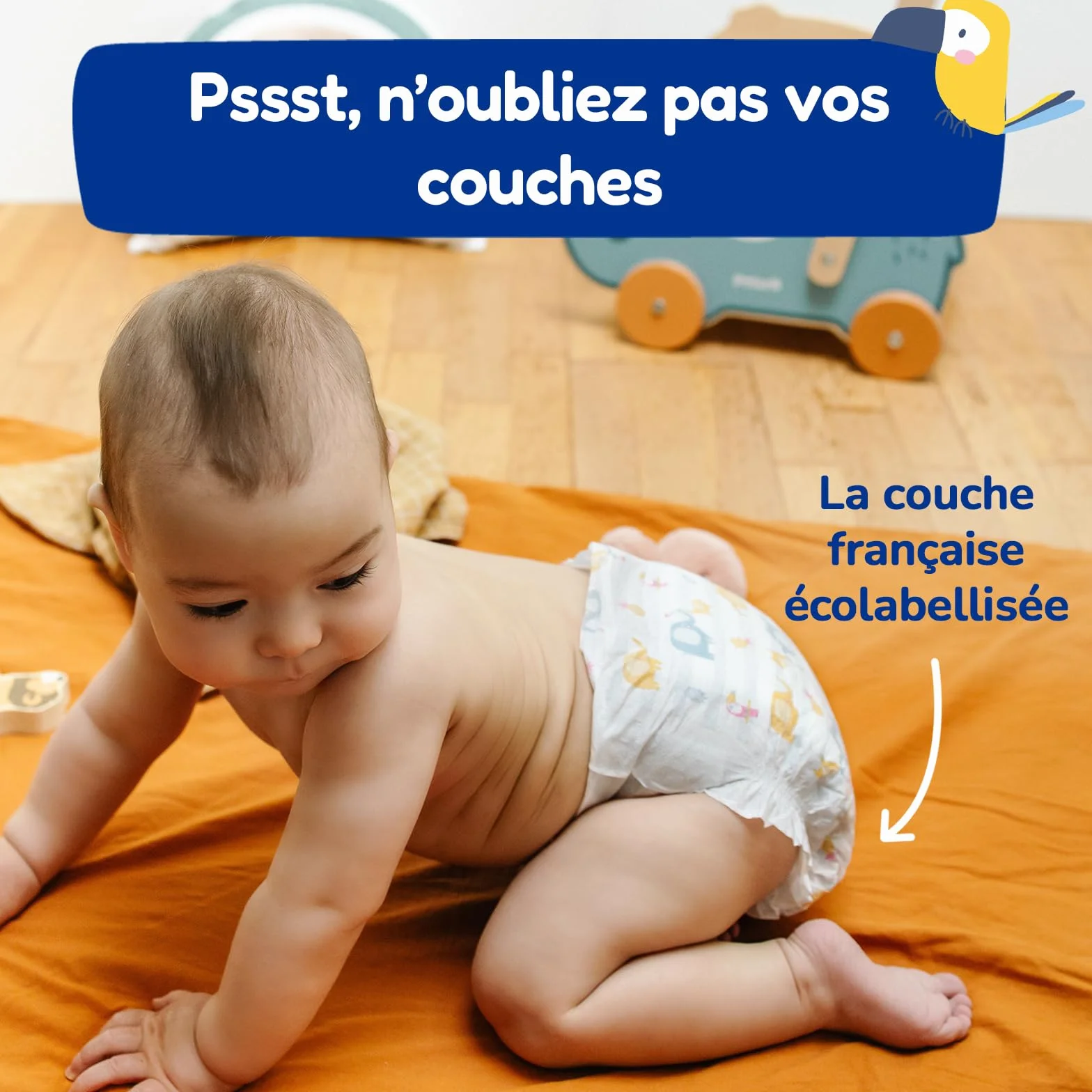 Lingettes à l’Eau pure 4x58 - Lingette Bébé Fibre 100% Naturelle - Serviettes Nettoyantes Sans Allergènes - Soin Bébé Peaux Normales & Fragiles