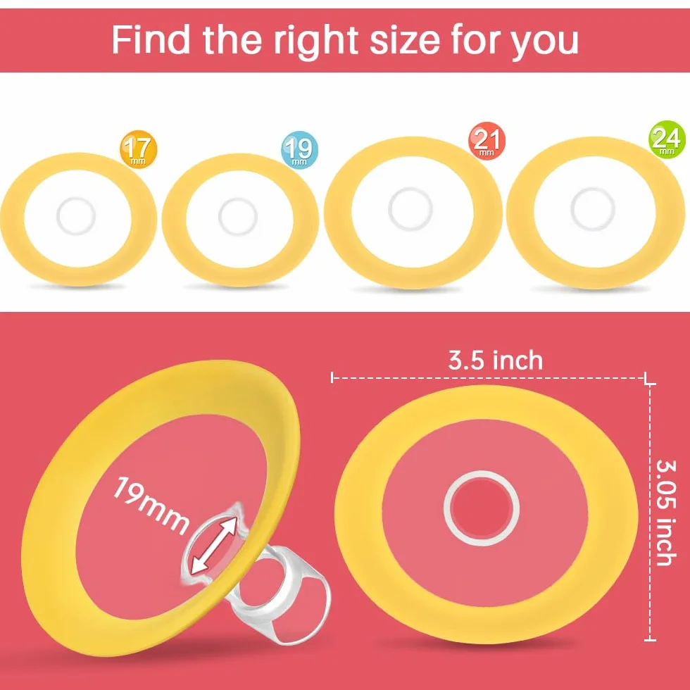 Oval Shields 19mm Compatible Medela Pumps Replacement Parts Style Symphony Swing Maxi Harmony Personalfit Flex Breast Accessories