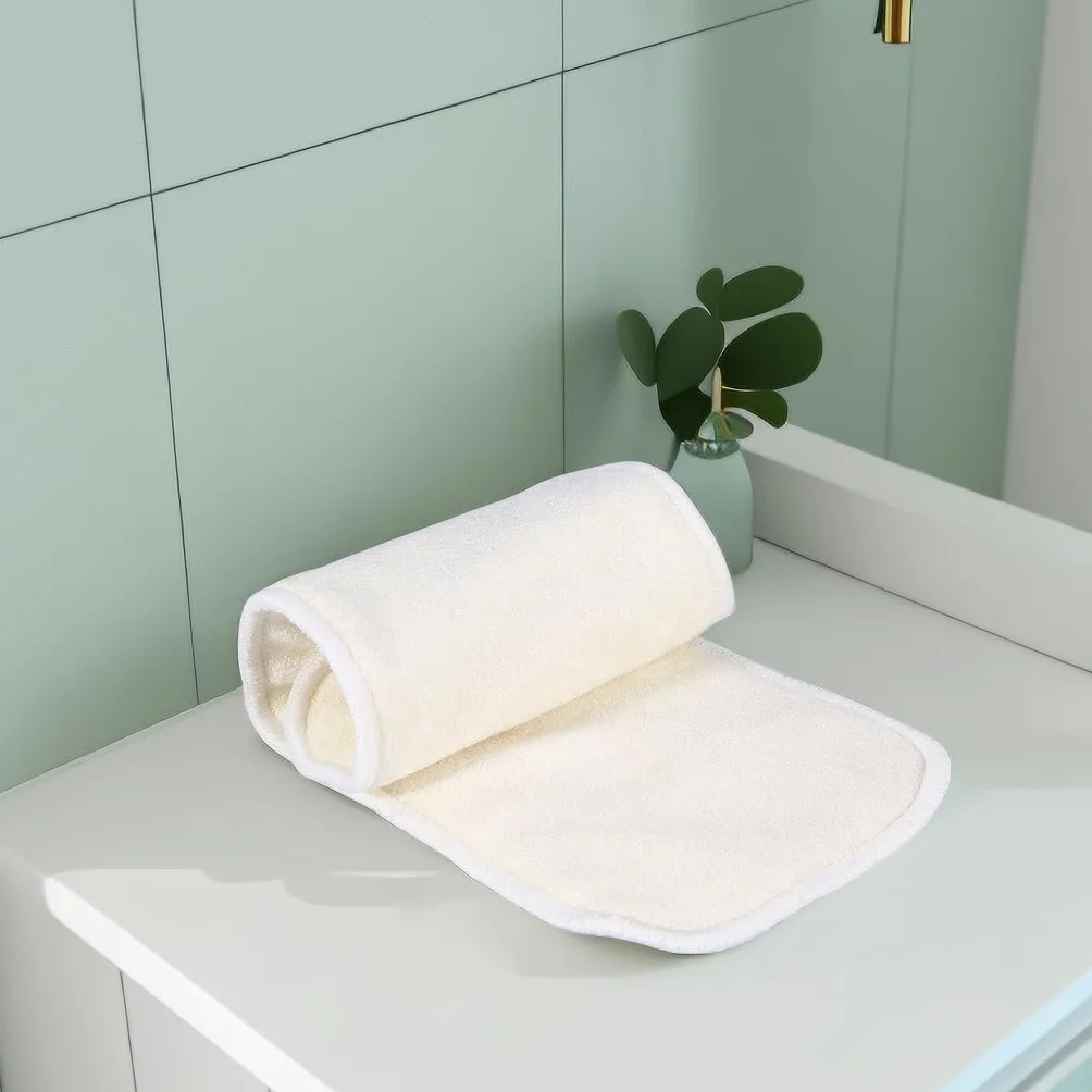 Inserts de Couches Jetables en Fibre de Bambou pour Soins de l'Incontinence