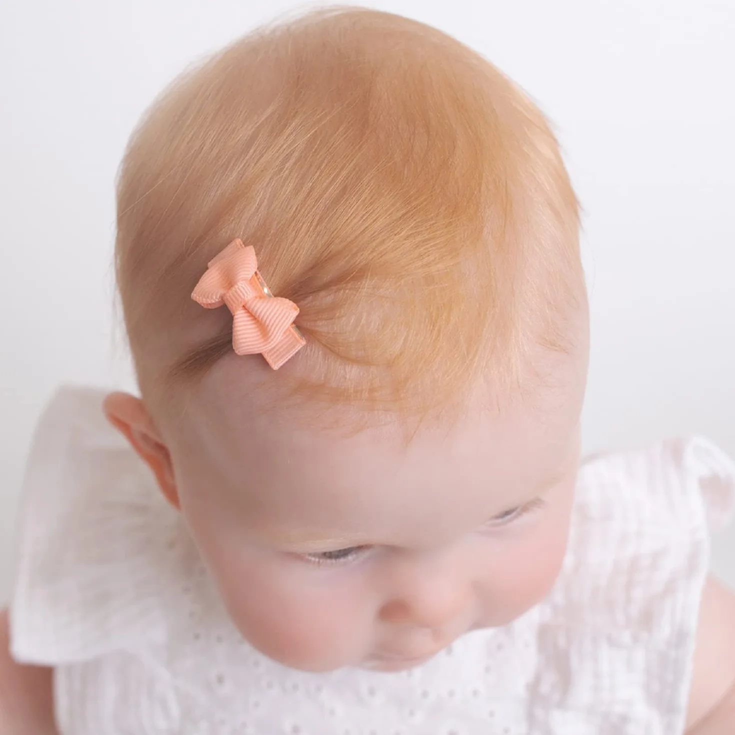 Barrettes à cheveux bébé fille Tiny Bow antidérapantes Mini Bow 20pcs