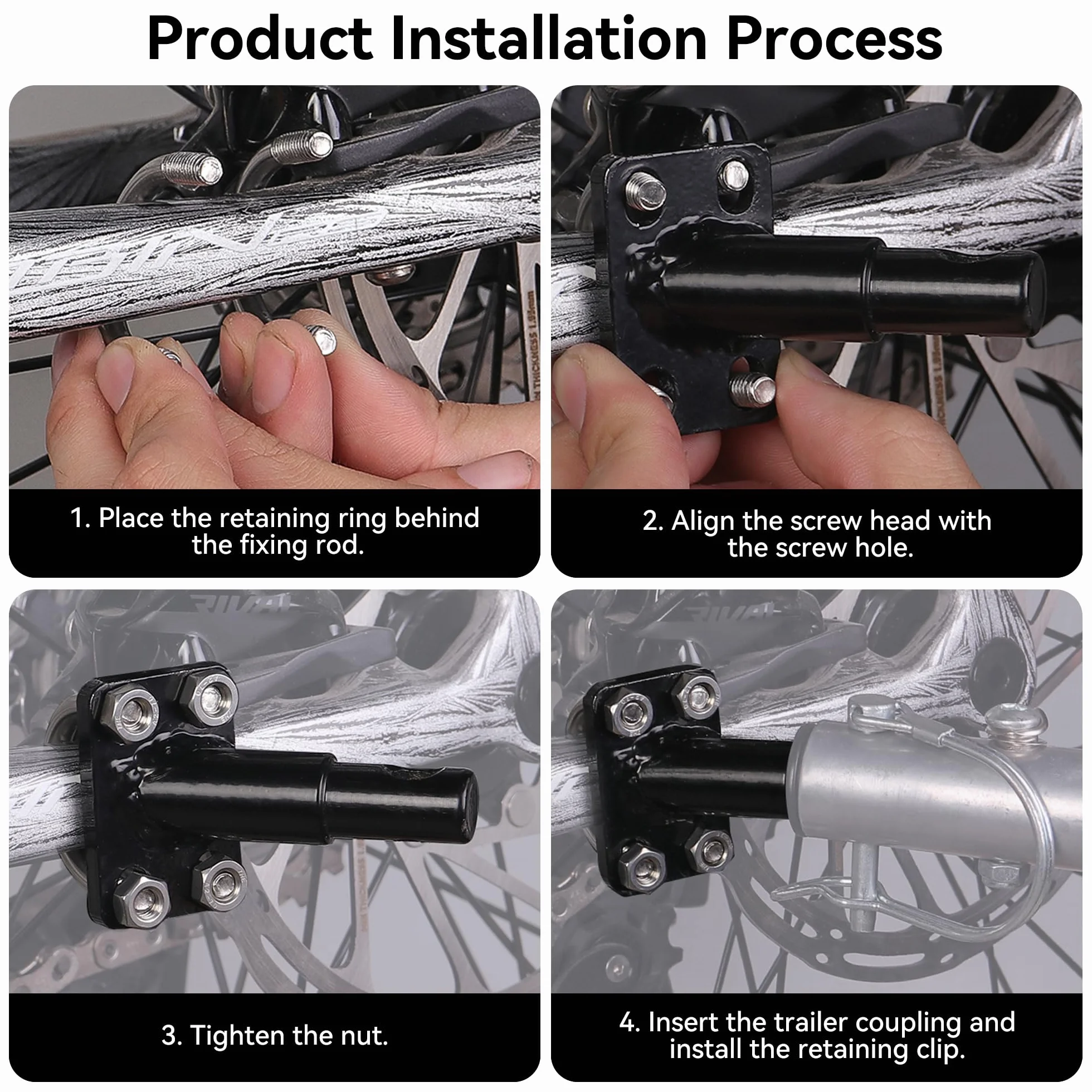Raccord d'attelage de remorque de vélo Schwinn Instep adaptateur enfants chiens accessoires connecteur 2025
