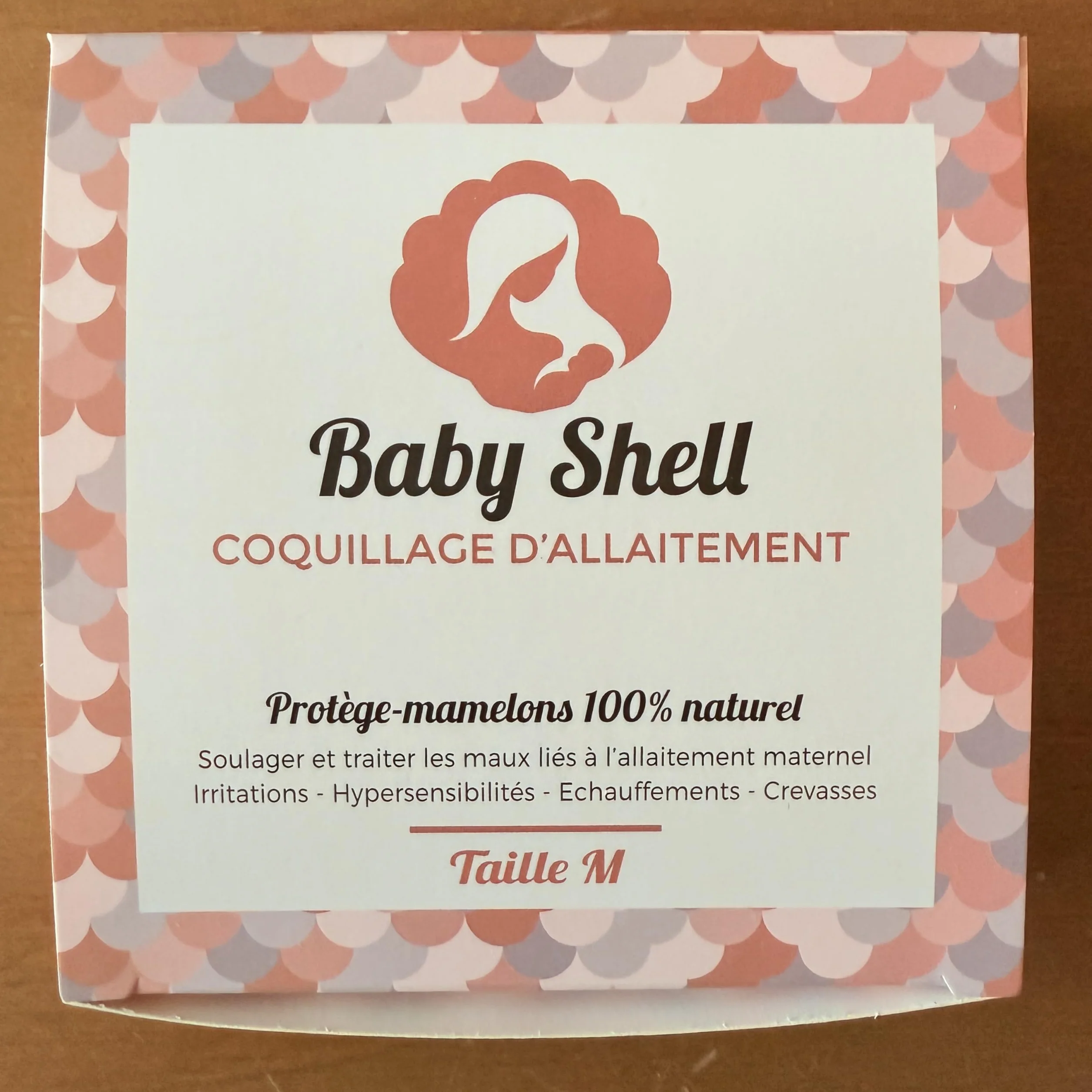 Baby Shell Coquillage d'allaitement Taille Medium Lot de 2 Coquille naturelle prévention fissures