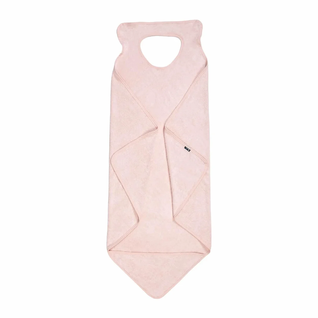 Cape de bain tablier XXL Parent/Bébé en viscose 100x100 cm Rose