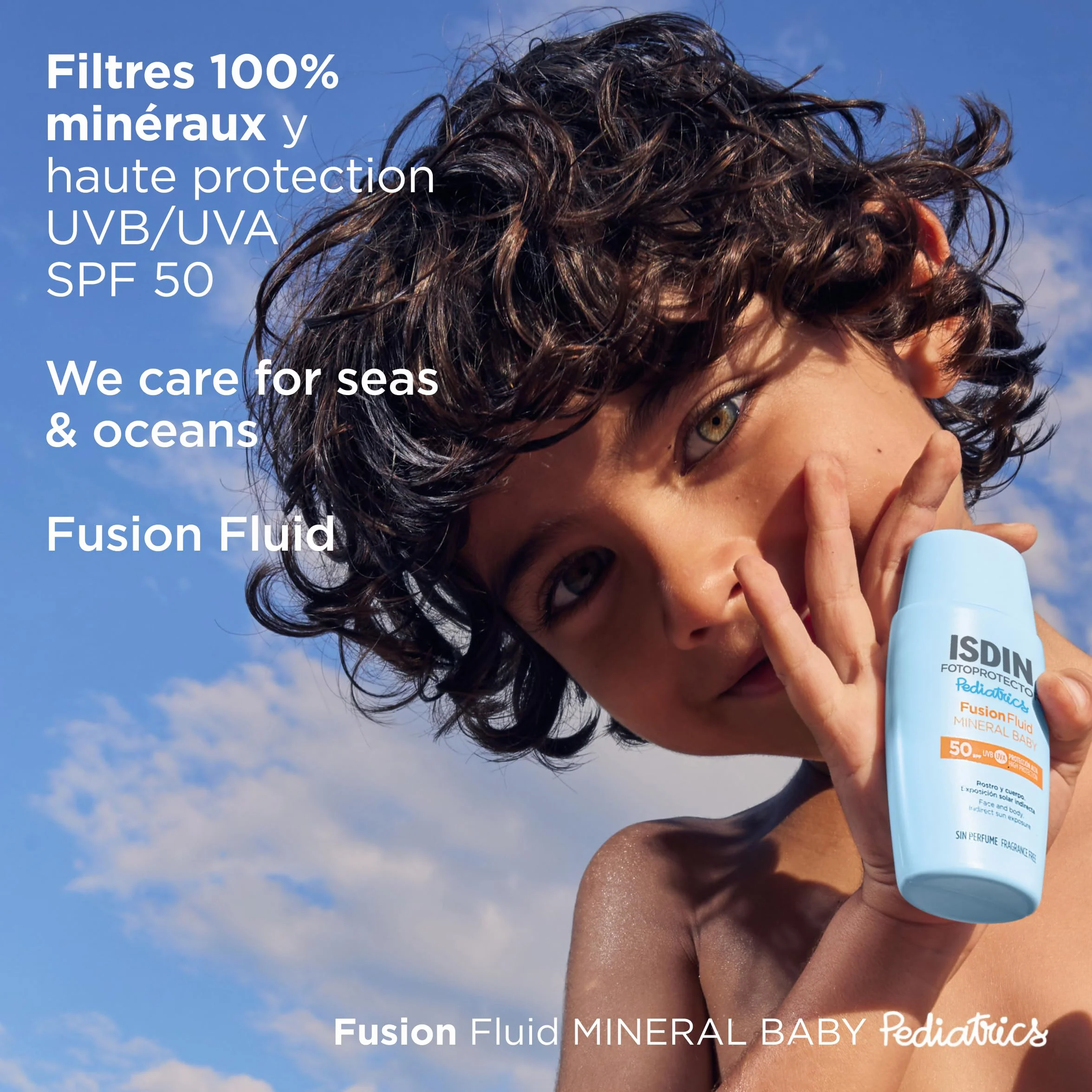 ISDIN Pediatrics Fusion Fluid Mineral Baby SPF 50 Crème Solaire Fluide 50ml