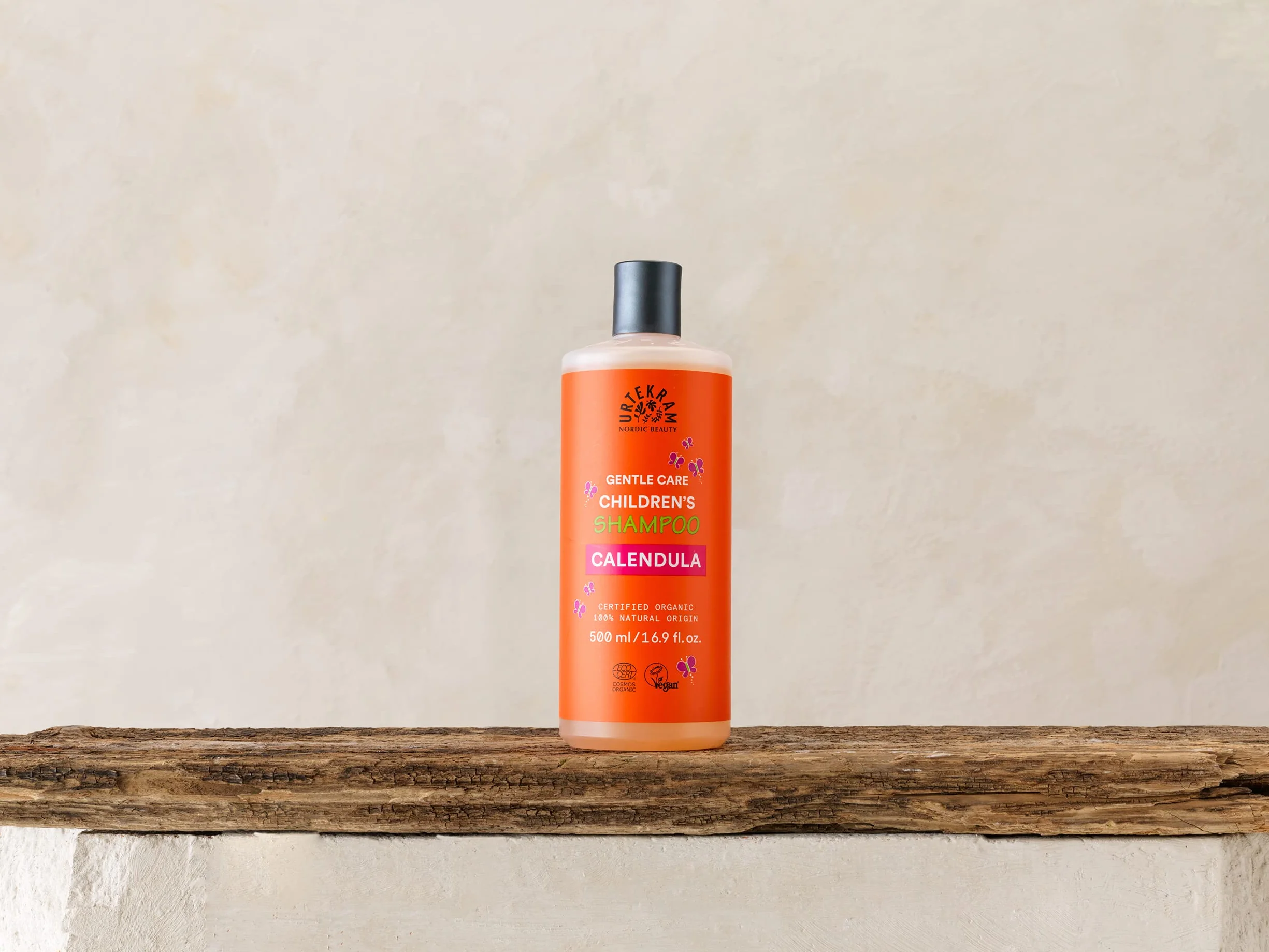 Urtekram Shampooing Enfant Bio à la Calendula 500 ml Soin Doux Cheveux Délicats Vegan Sans Parabènes ni Silicones