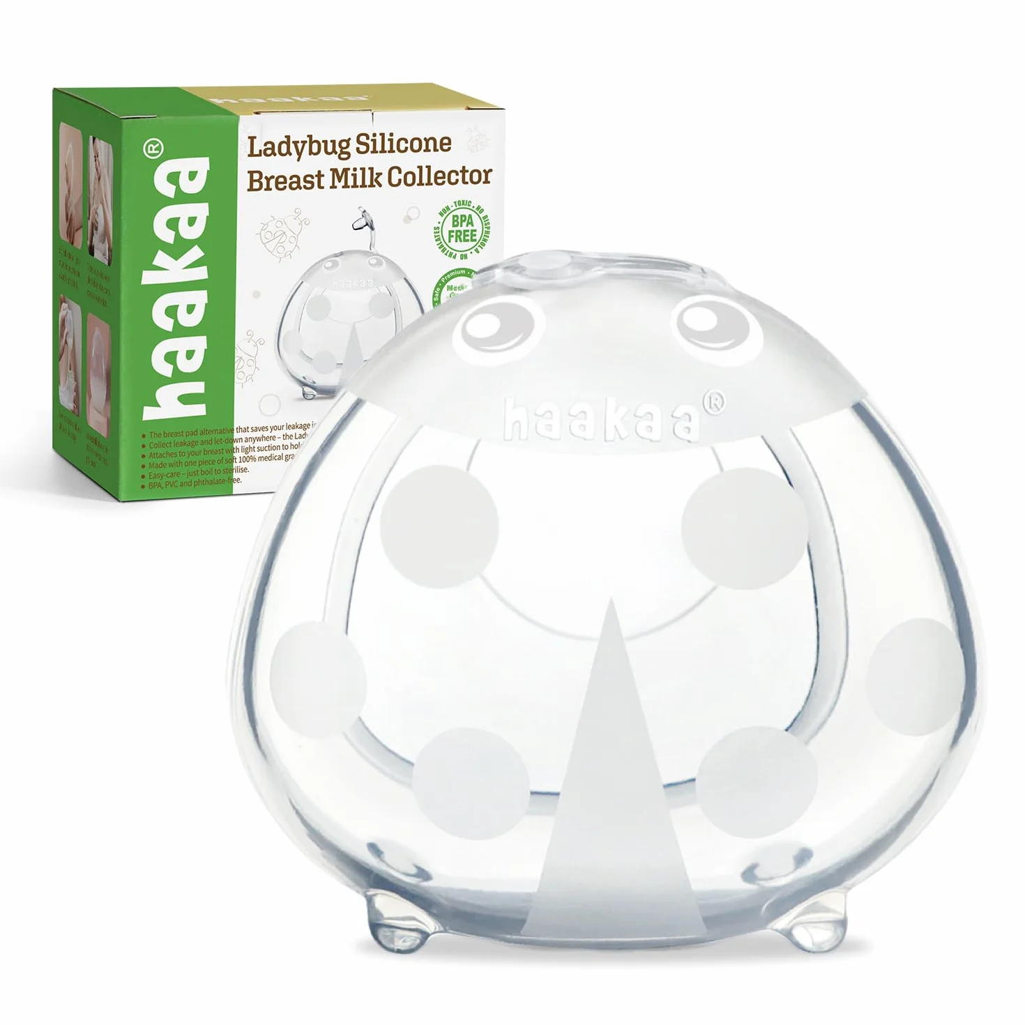 Haakaa Collecteur de Lait Maternel Ladybug 75ml 1 unité