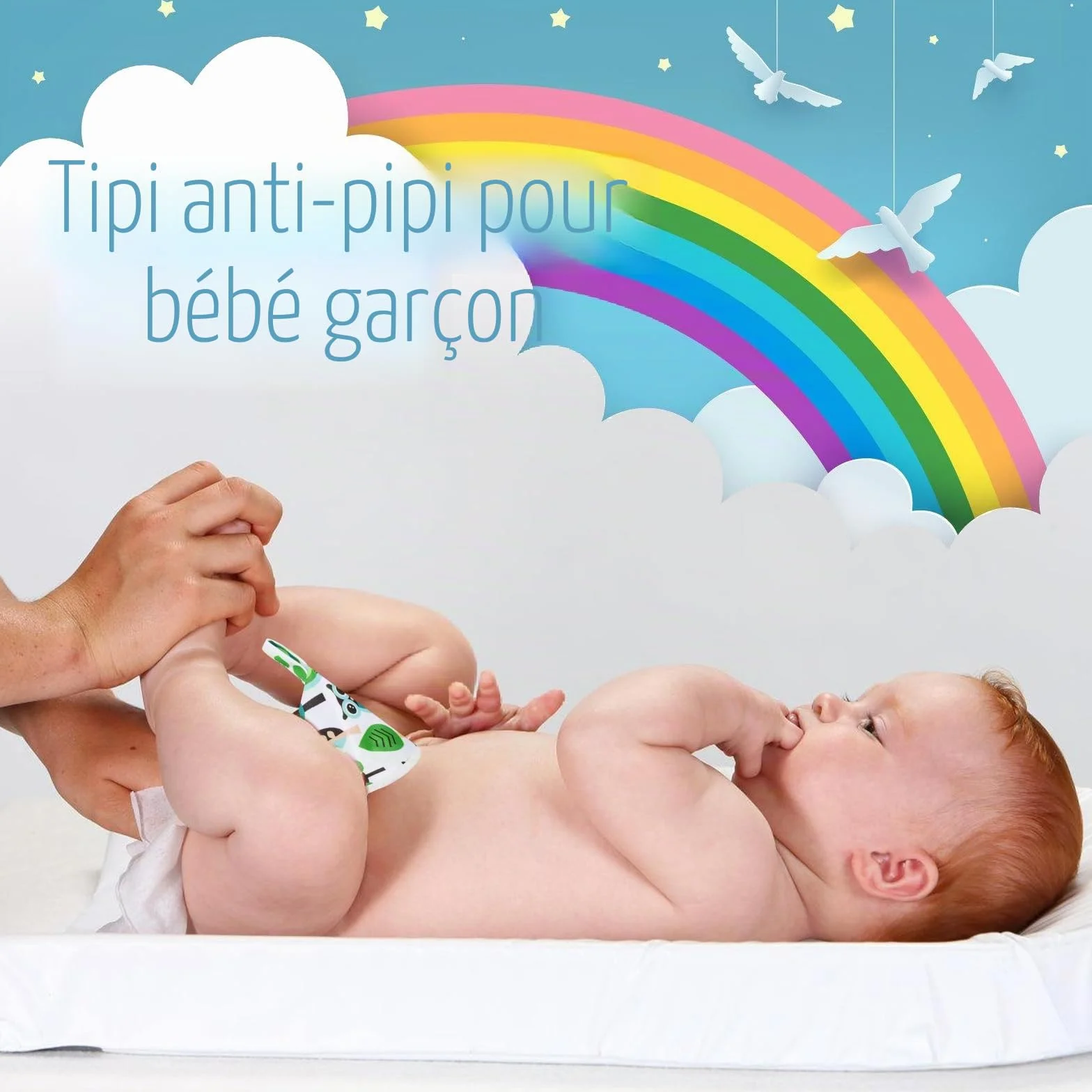 Pee Teepee Lot de 12 housses de couches pour bébé - Accessoires à forte absorption d'eau