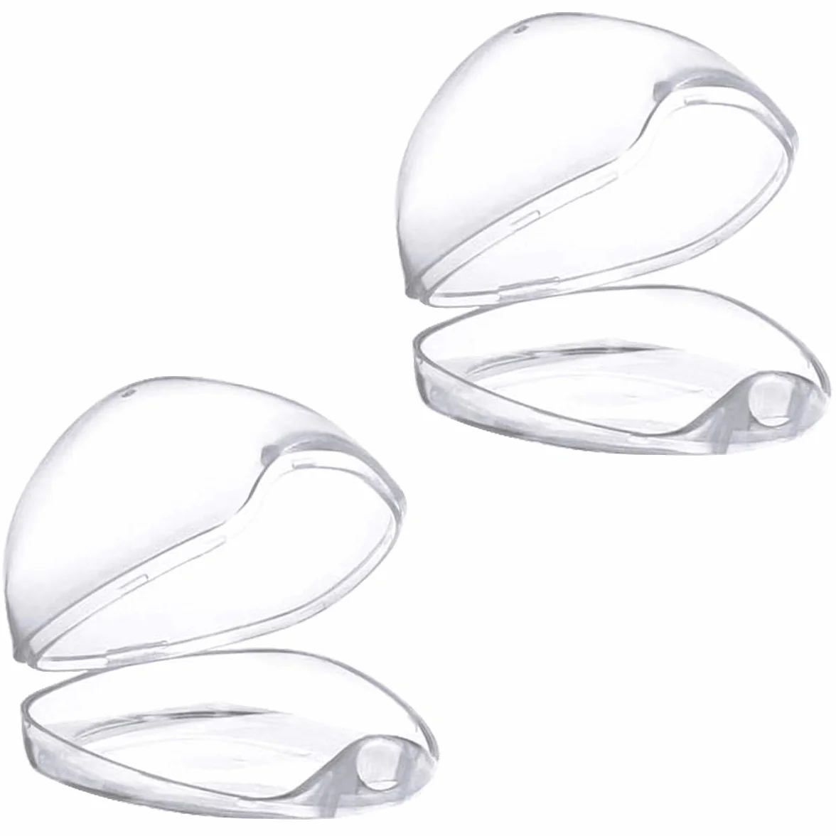 Boîte à Tétine Bébé Sans BPA, Transparent Portable Boîte de Rangement pour Sucettes, Lot de 3