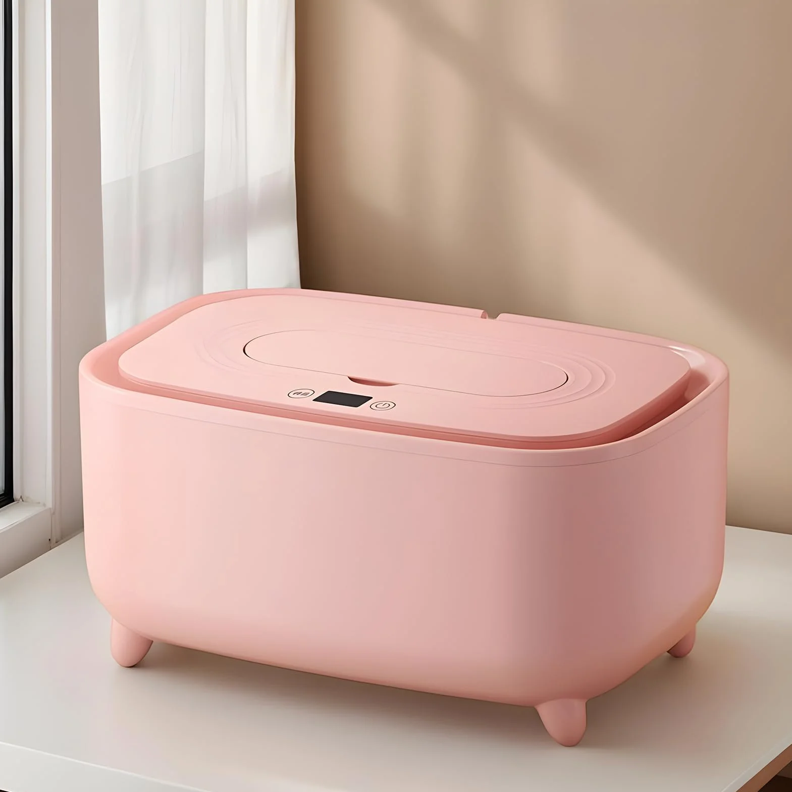 Chauffe-Lingettes Bébé Rechargeable par USB à Chauffage Uniforme