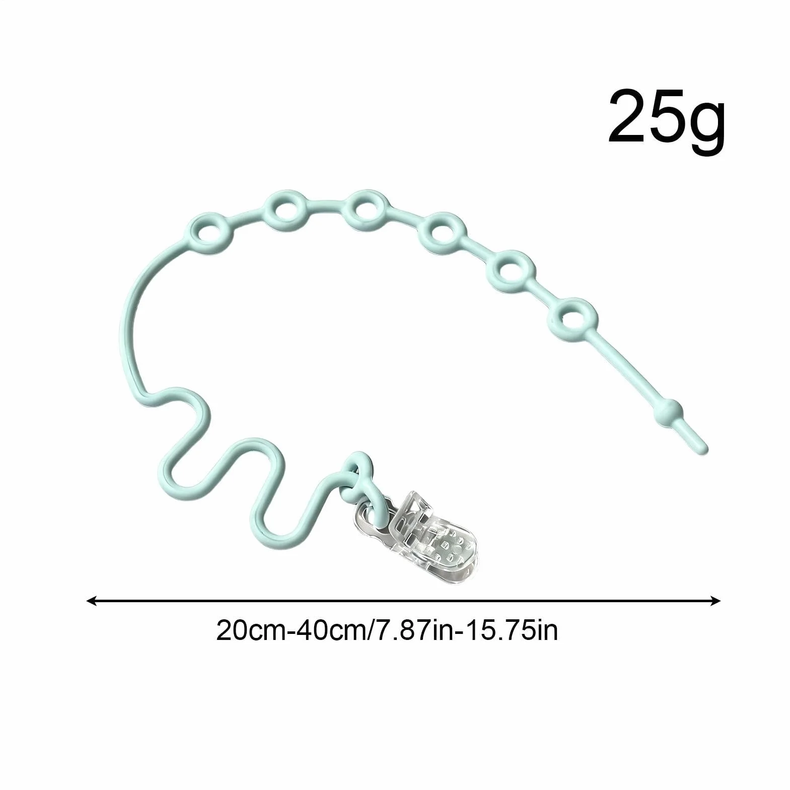 Ceinture de Sécurité Jouets Silicone 3 Pièces Harnais Tétine Réglable 20-40 cm Siège Voiture Voyage