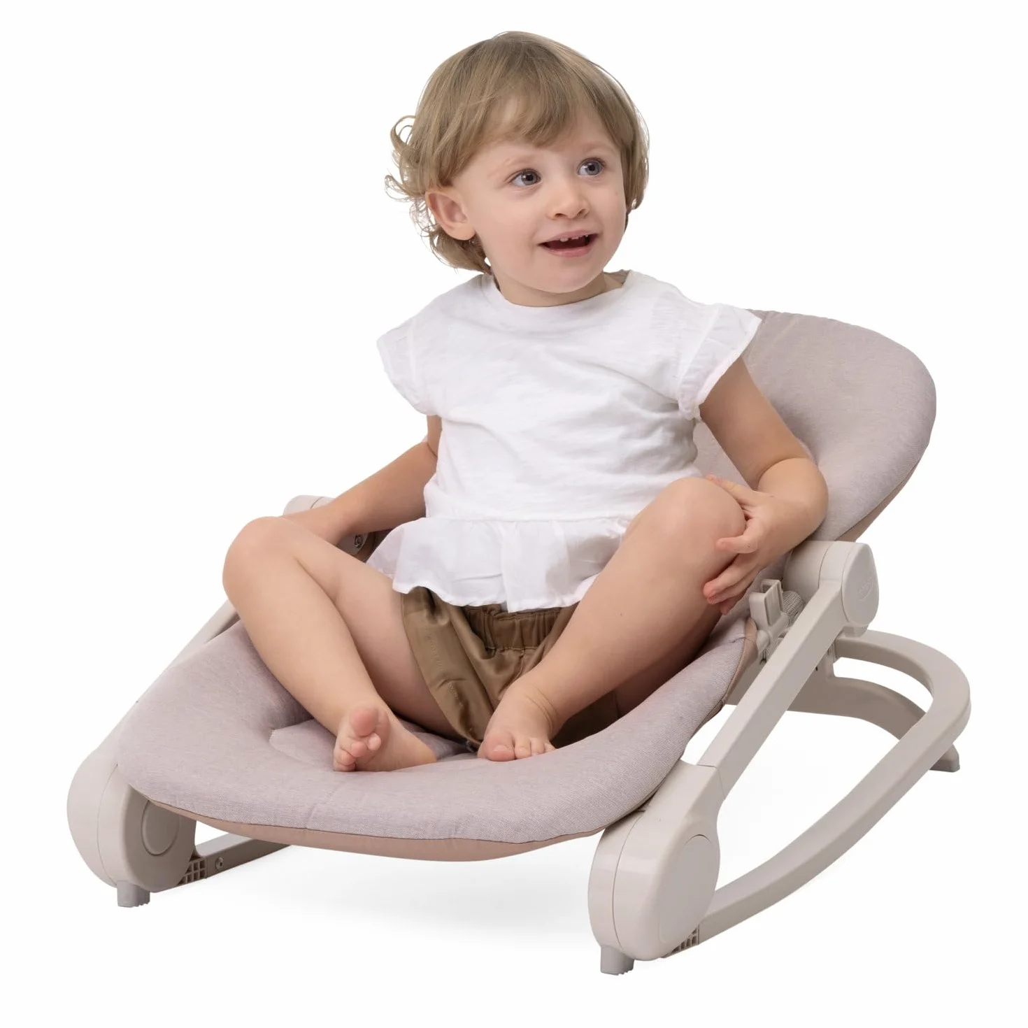 Chicco Transat Magia 2-en-1 : Transat Nouveau-né et Chaise jusqu'à 18 kg, Barre de Jeux Bois, Mode Balancelle ou Fixe, Dossier Réglable