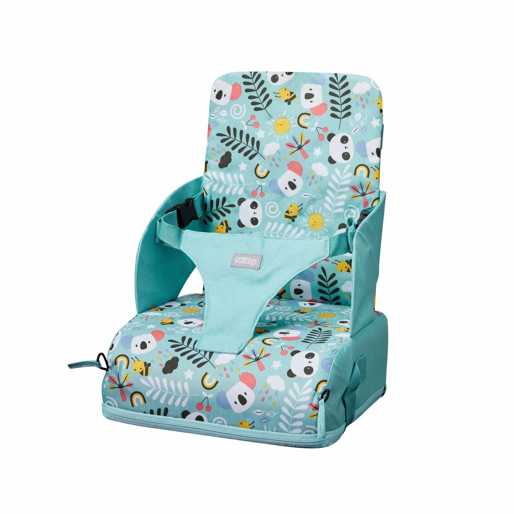 Nuby Siège Réhausseur Bébé Portable Pliable Sac Compact Imperméable Housse Amovible 6+ Mois