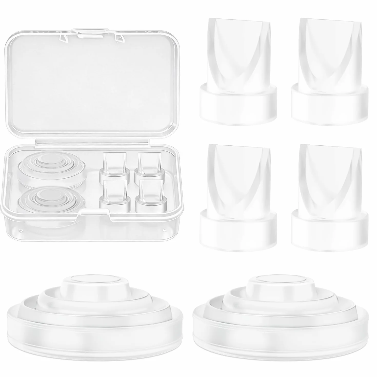 Clapet Anti-Retour Diaphragme Silicone Pièces Rechange Compatible Tire-Lait Momcozy M5 - Lot de 6
