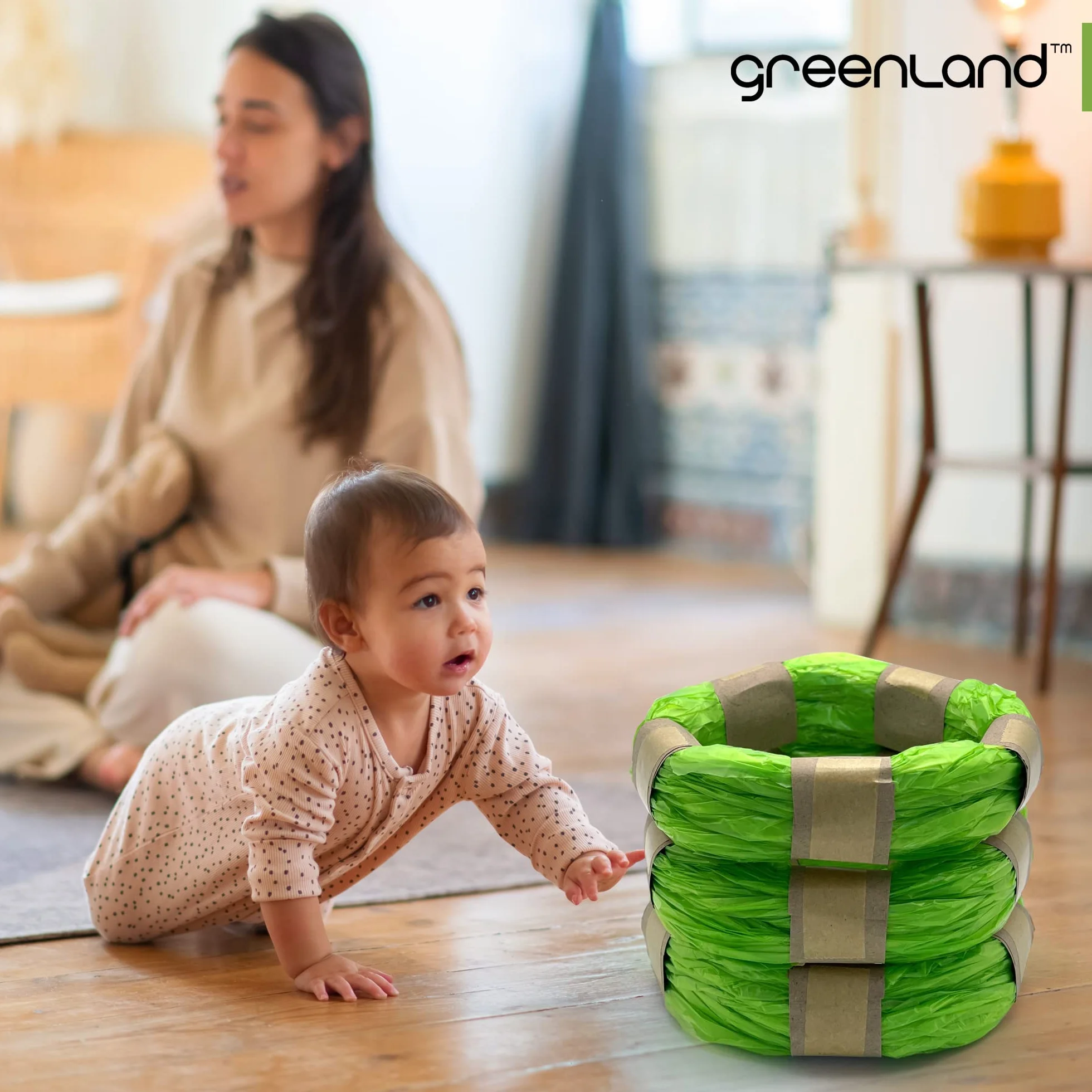 Greenland Anneaux de Recharge Tommee Tippee Twist & Click Simplee Sangenic Lot de 6