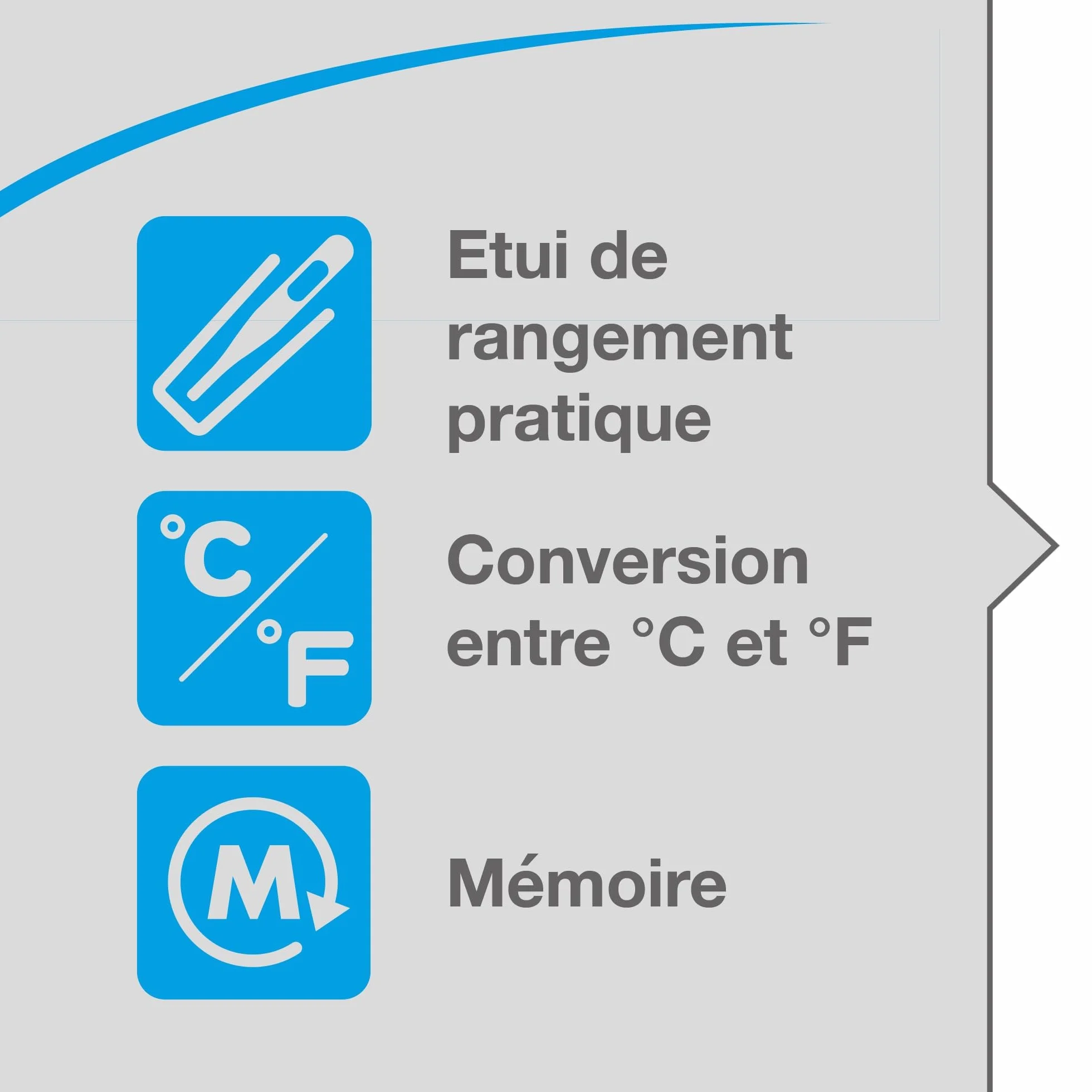 Citizen Thermomètre numérique température corporelle basale avec alarme fièvre fonctionnement un bouton adultes enfants