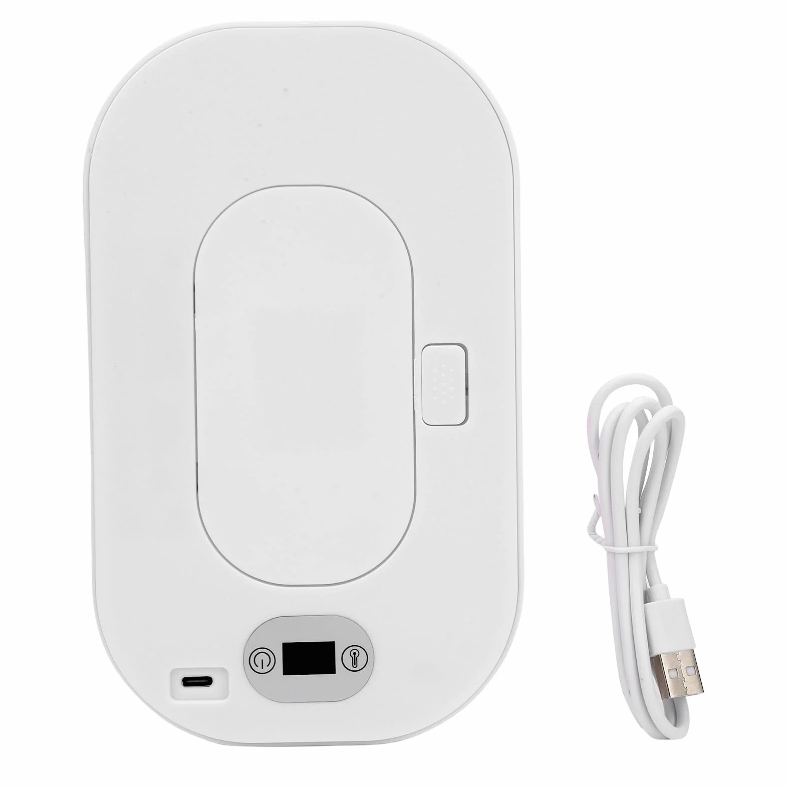 Chauffe-Lingettes pour bébé, Distributeur Portable de Lingettes Humides à Chauffage Rapide USB, Réglage de la Température