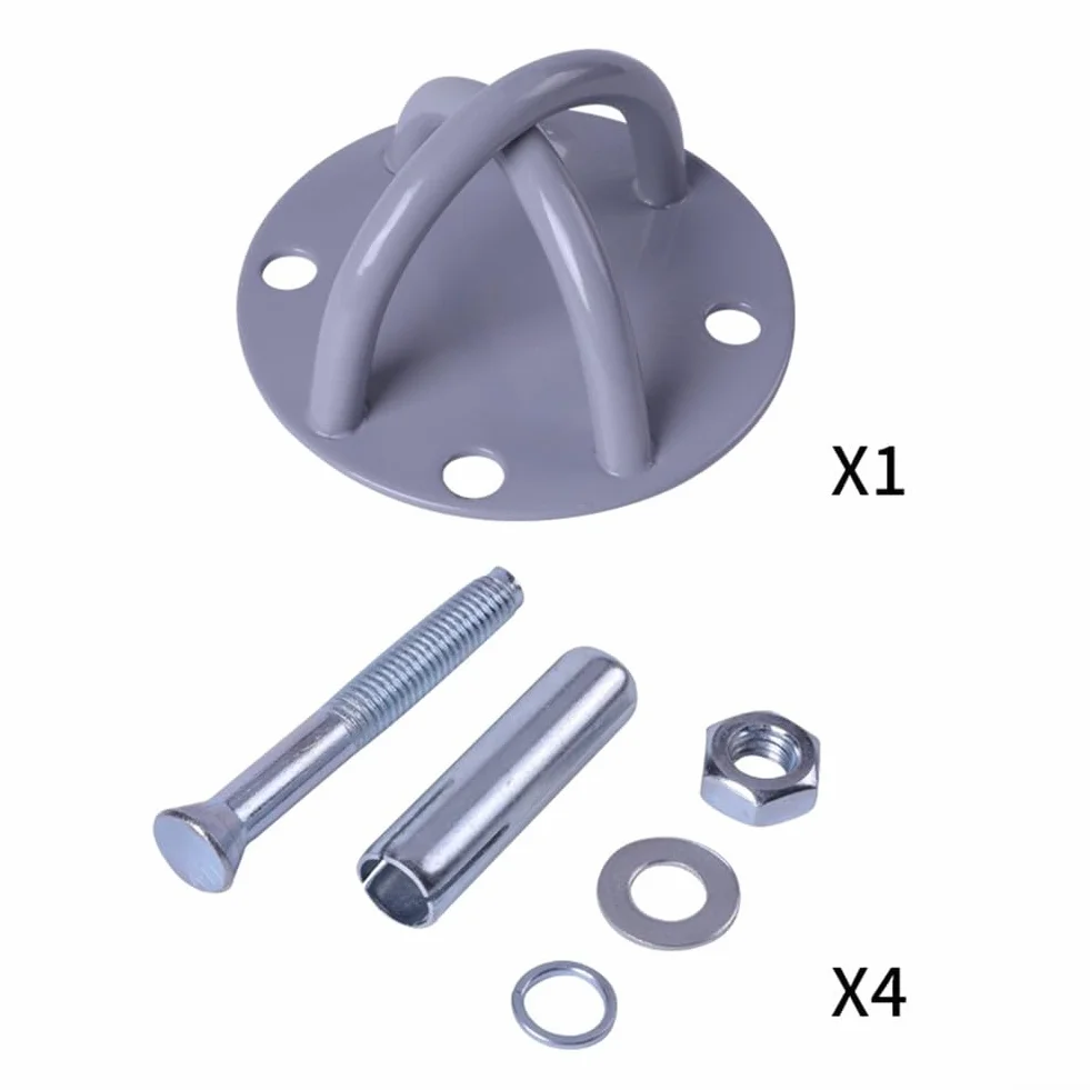 FUBESK Support de suspension mural salle de sport fitness 4 trous 1000 kg