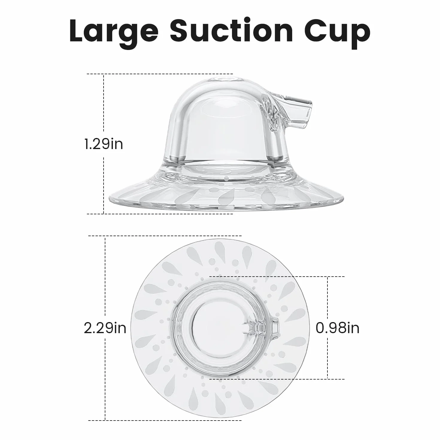 Lot de 2 ventouses pour correcteur de mamelon 25 mm