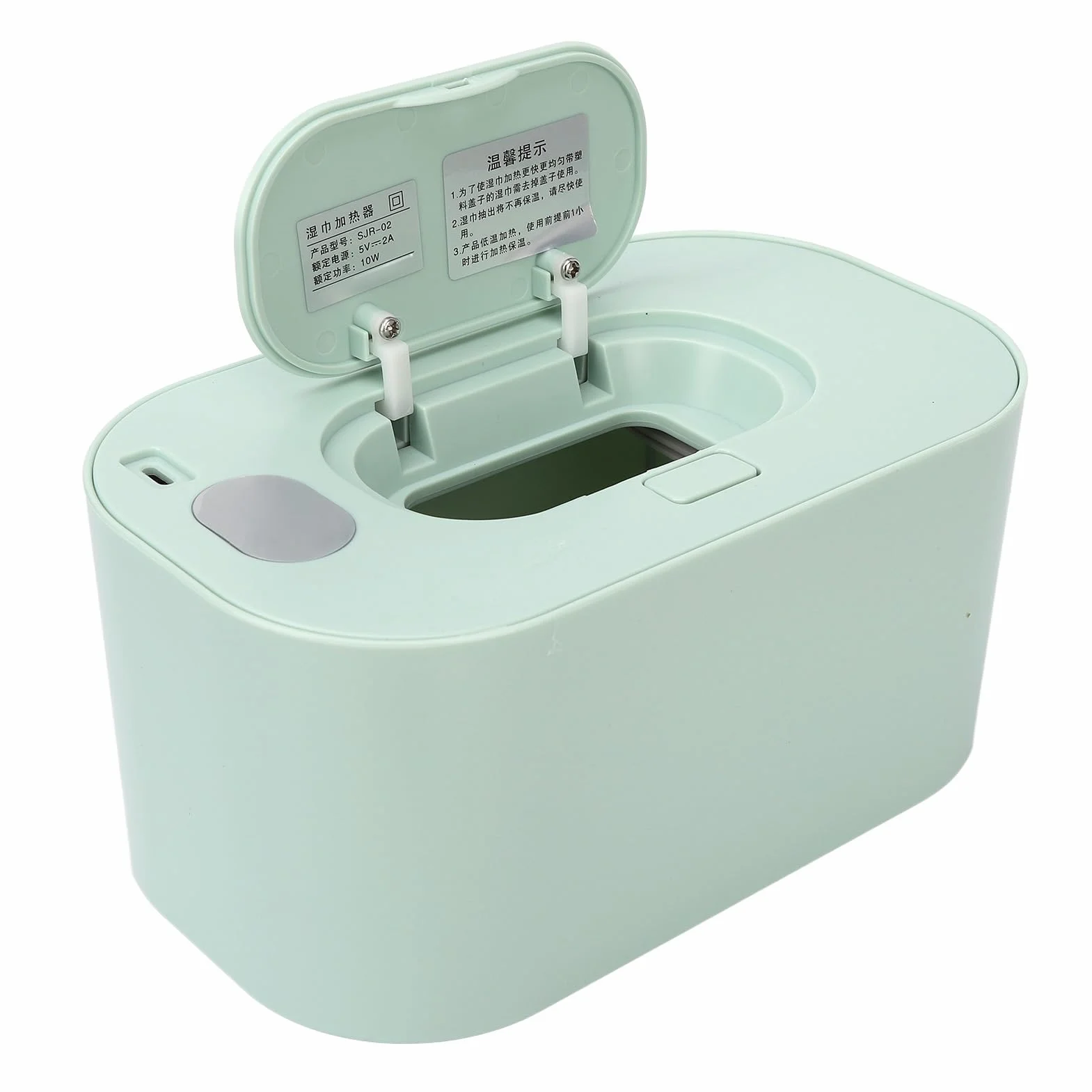 Chauffe-lingettes Humides Portables à Température Constante ABS Vert