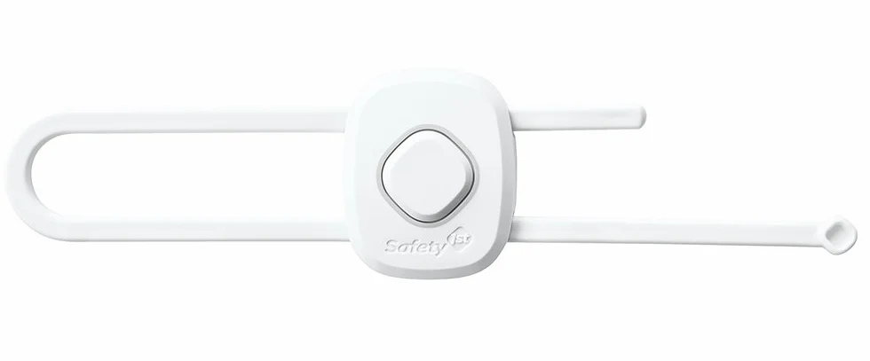 Safety 1st Secret Button Bloque Placard à Glissière Blanc