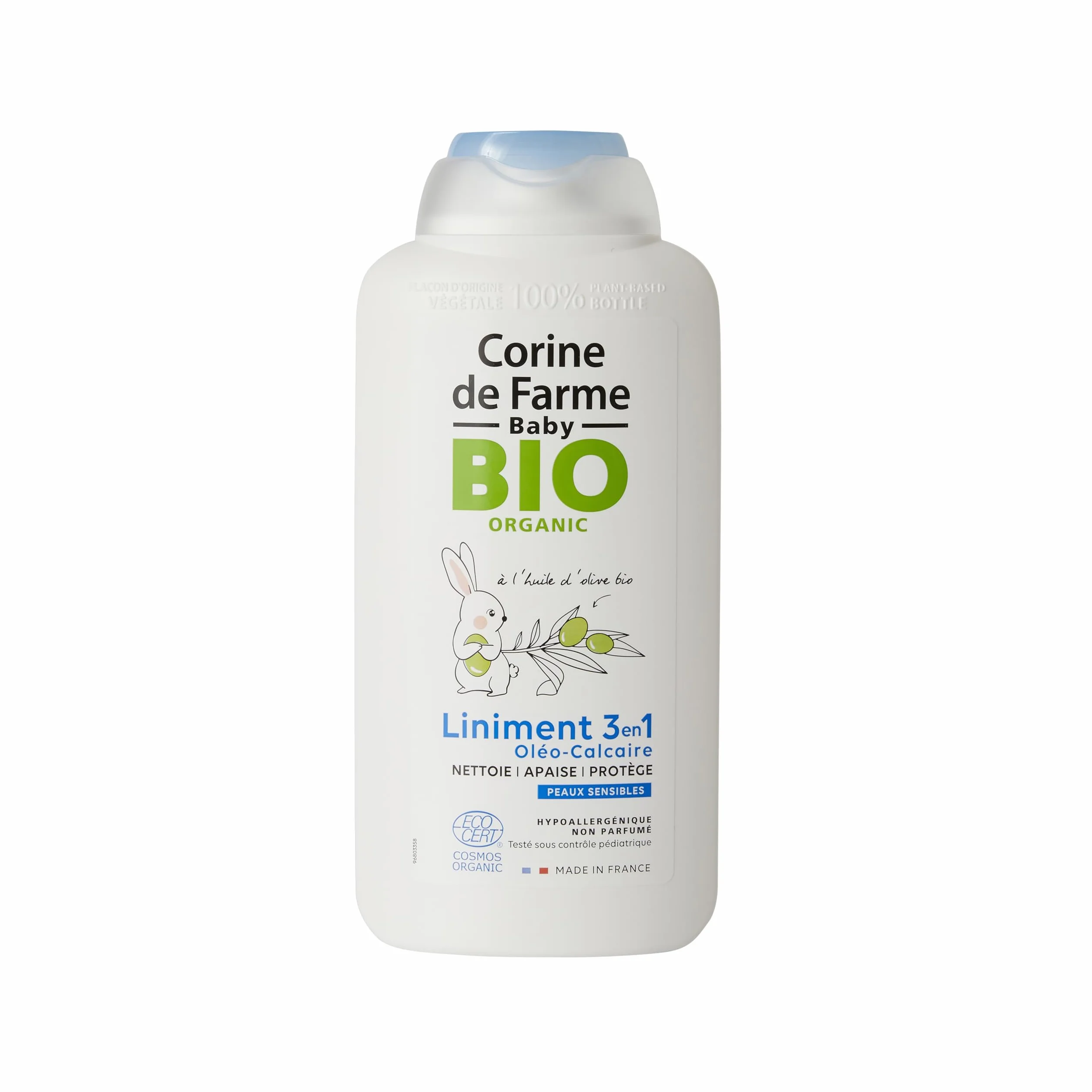 Corine de Farme Liniment Oléo-Calcaire 3en1 BIO ECOCERT COSMOS 500 ml